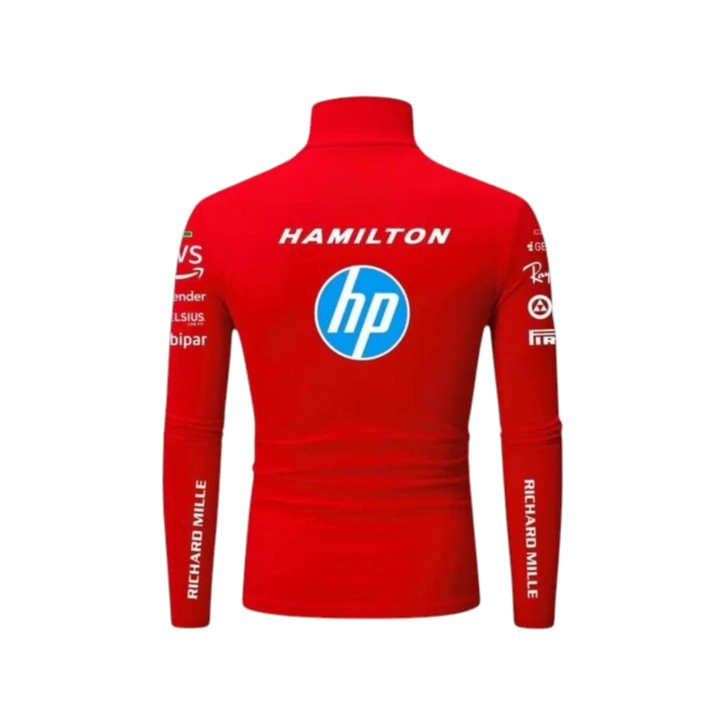 Lewis Hamilton 2025 Ferrari F1 Undershirt (Red) - Averon Racewears image 2
