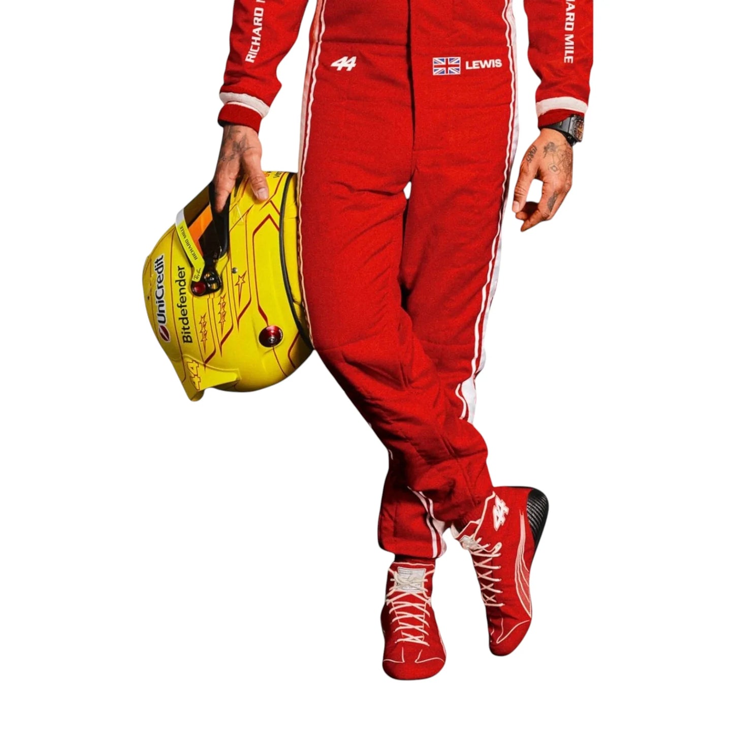 Lewis Hamilton 2026 Ferrari F1 Race Suit - Averon Racewears image 5
