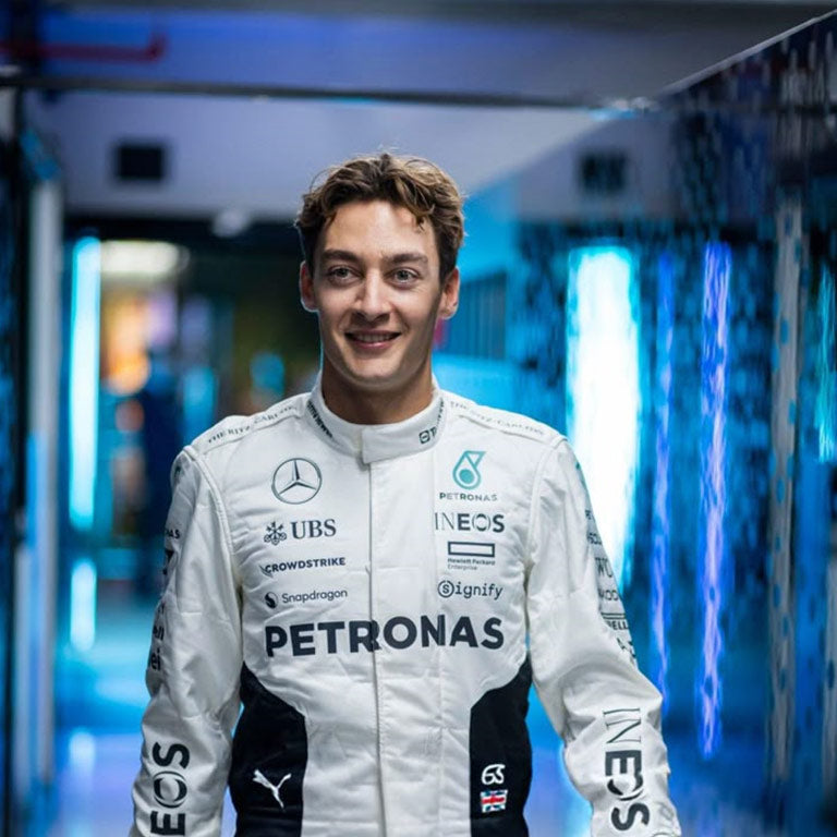 MERCEDES GEORGE RUSSELL 2024 QATAR GP RACE SUIT by Averon Racewear - product view 6