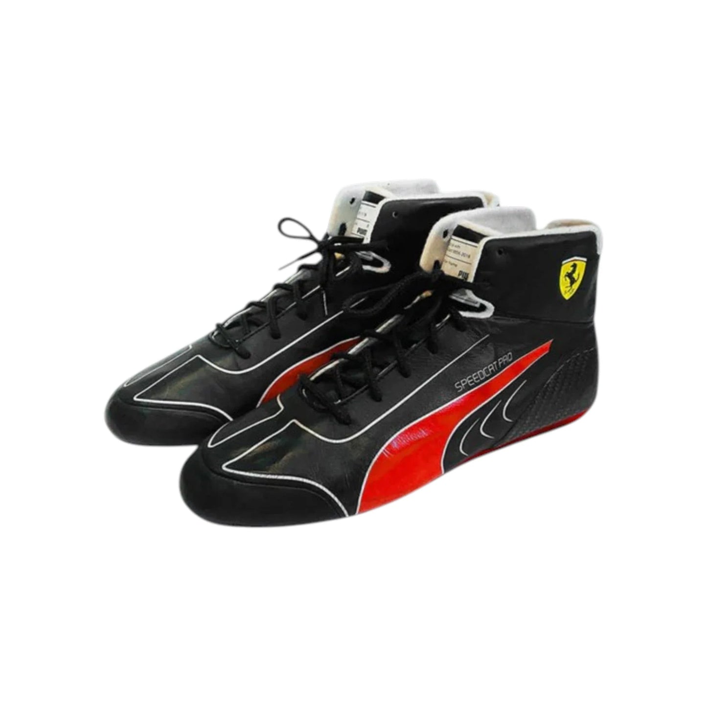 2022 Ferrari F1 Racing Shoes (Black) - Averon Racewears image 1