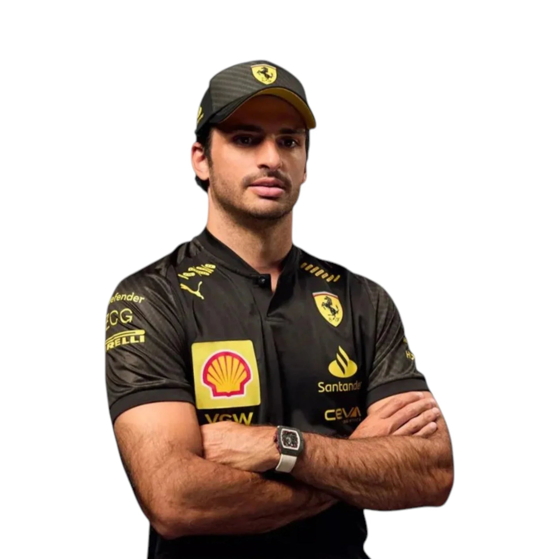 2023 Ferrari Monza GP F1 Racing T-Shirt - Averon Racewears image 3