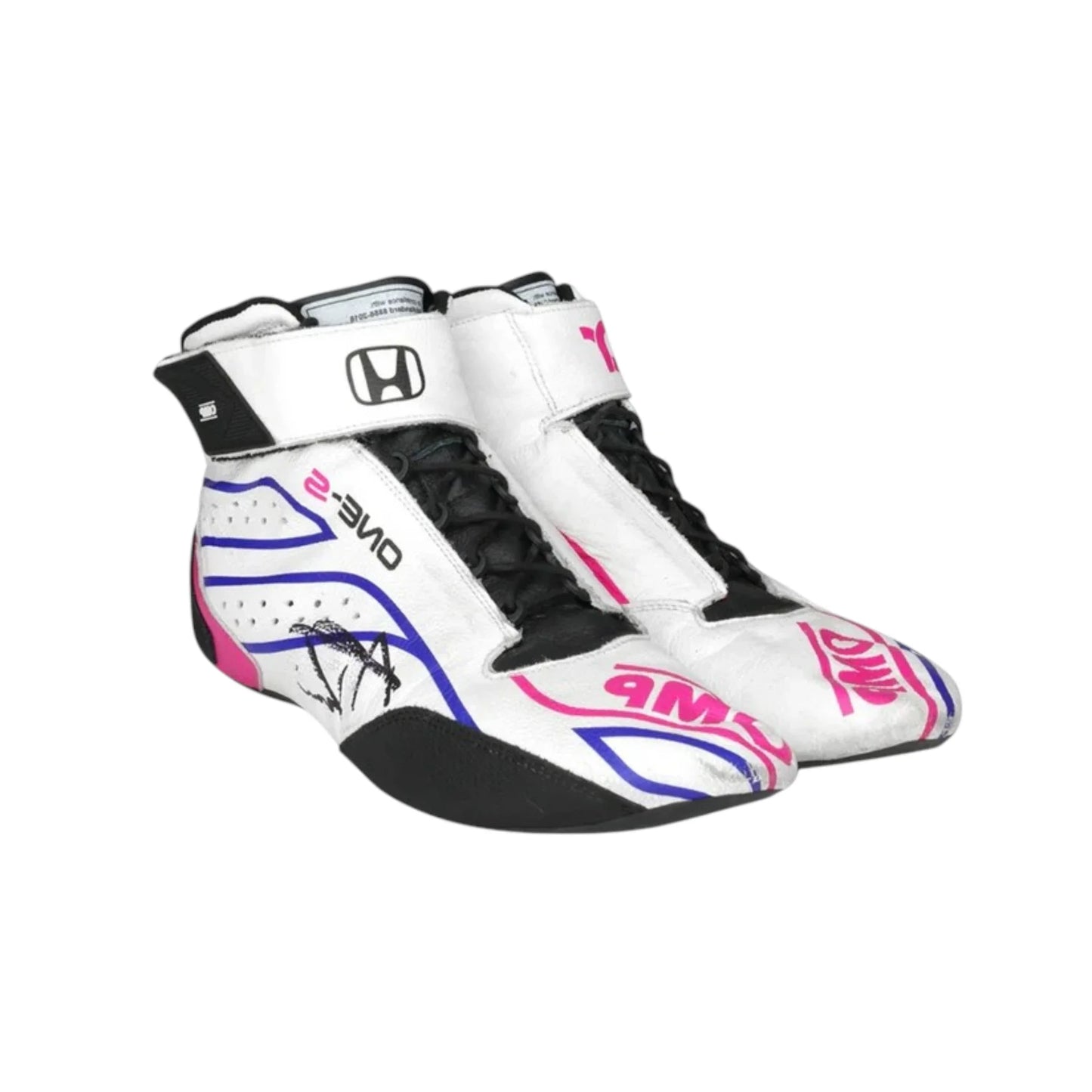 Alexander Rossi 2022 OMP One-S Gallagher GP Racing Shoes - Averon Racewears image 1