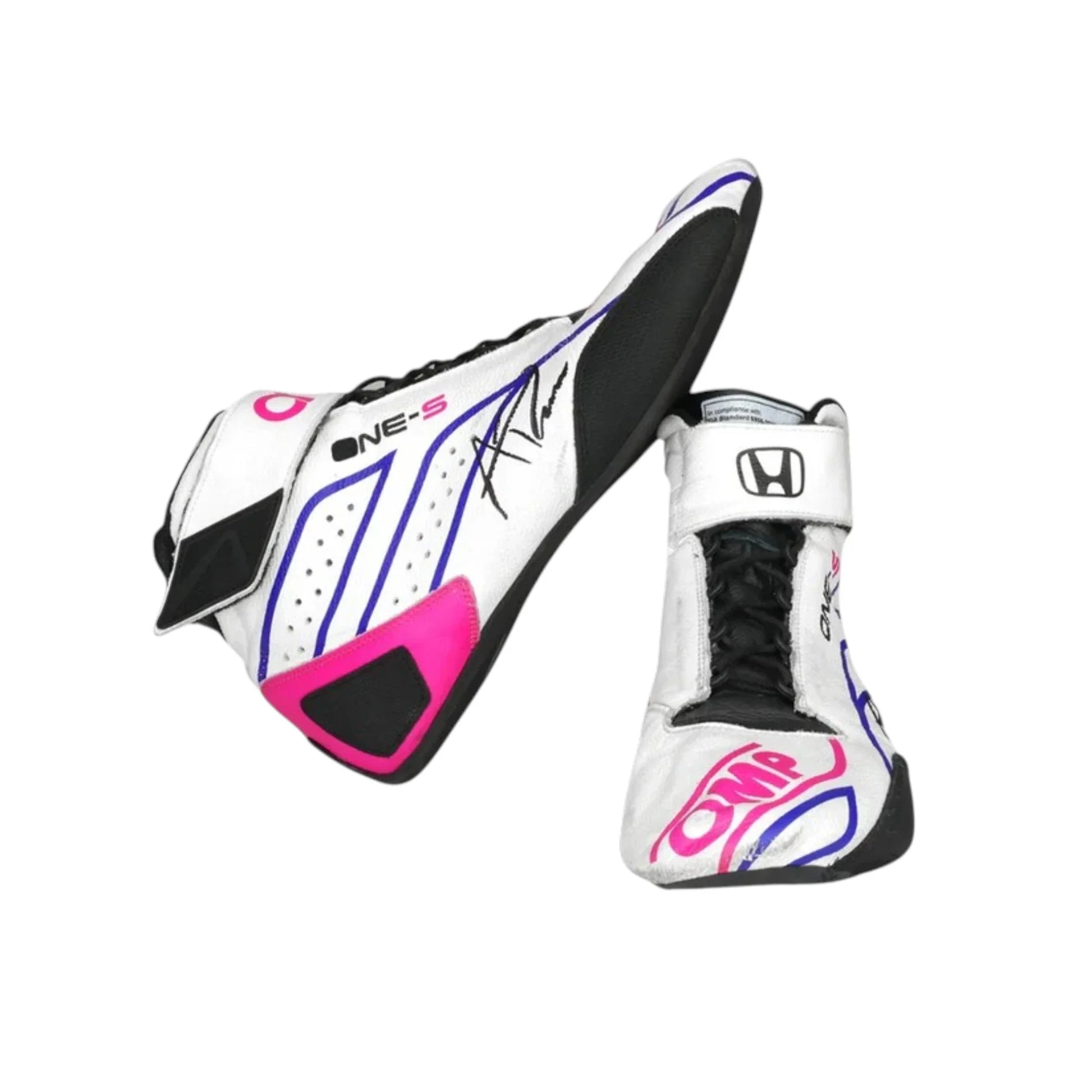 Alexander Rossi 2022 OMP One-S Gallagher GP Racing Shoes - Averon Racewears image 3