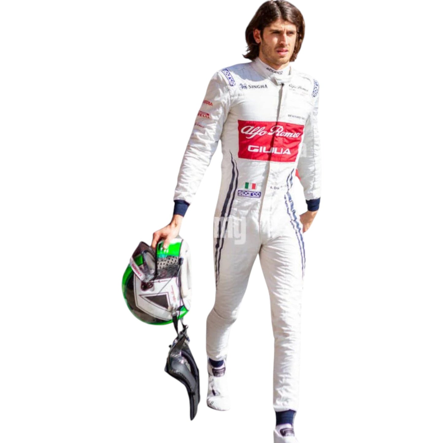 Antonio Giovinazzi 2019 Alfa Romeo F1 Race Suit - Averon Racewears image 3