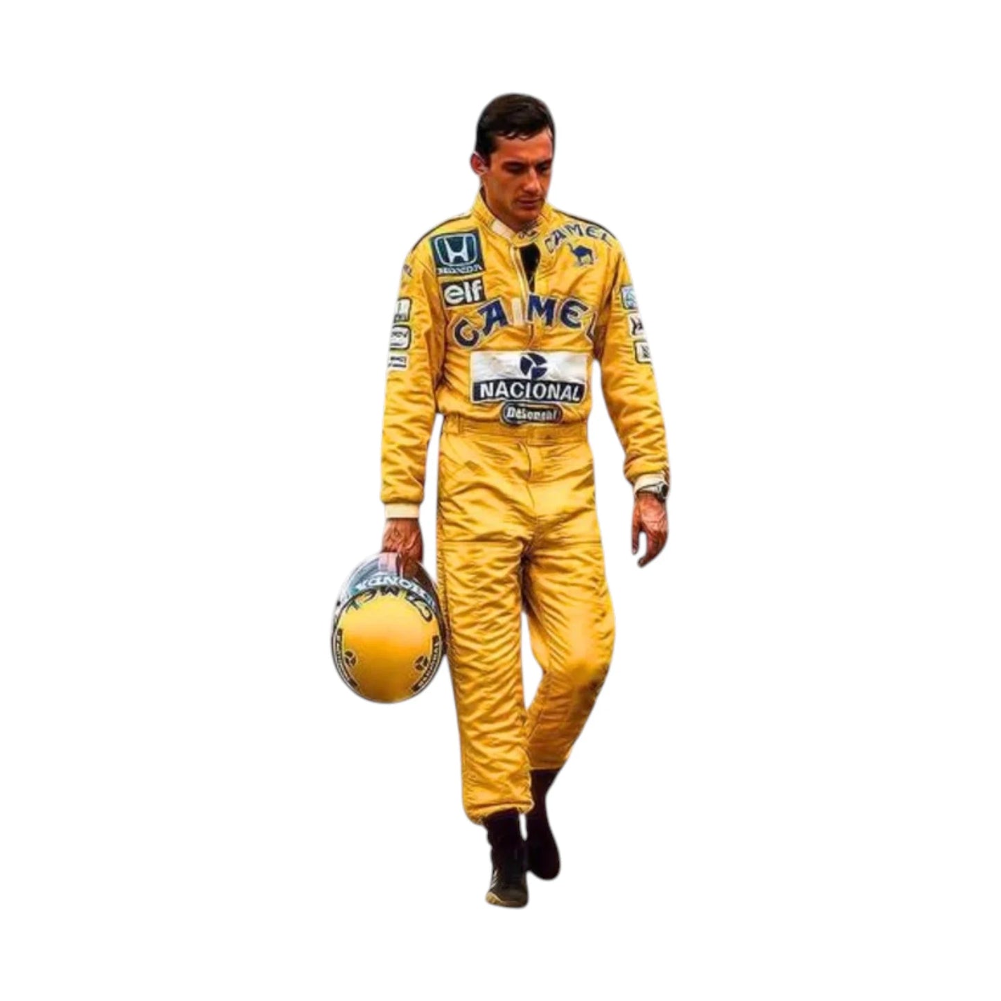 Ayrton Senna 1987 Lotus F1 Racing Suit - Averon Racewears image 1