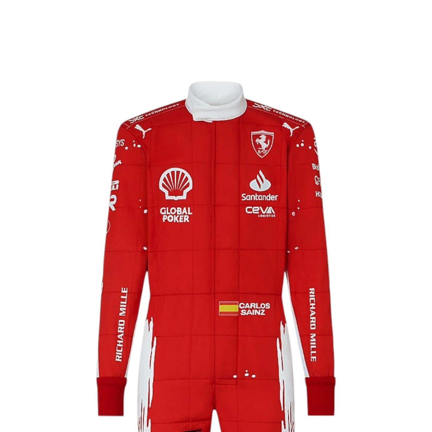 Carlos Sainz 2023 Ferrari (Las Vegas GP Special Edition) F1 Race Suit - Averon Racewears image 1