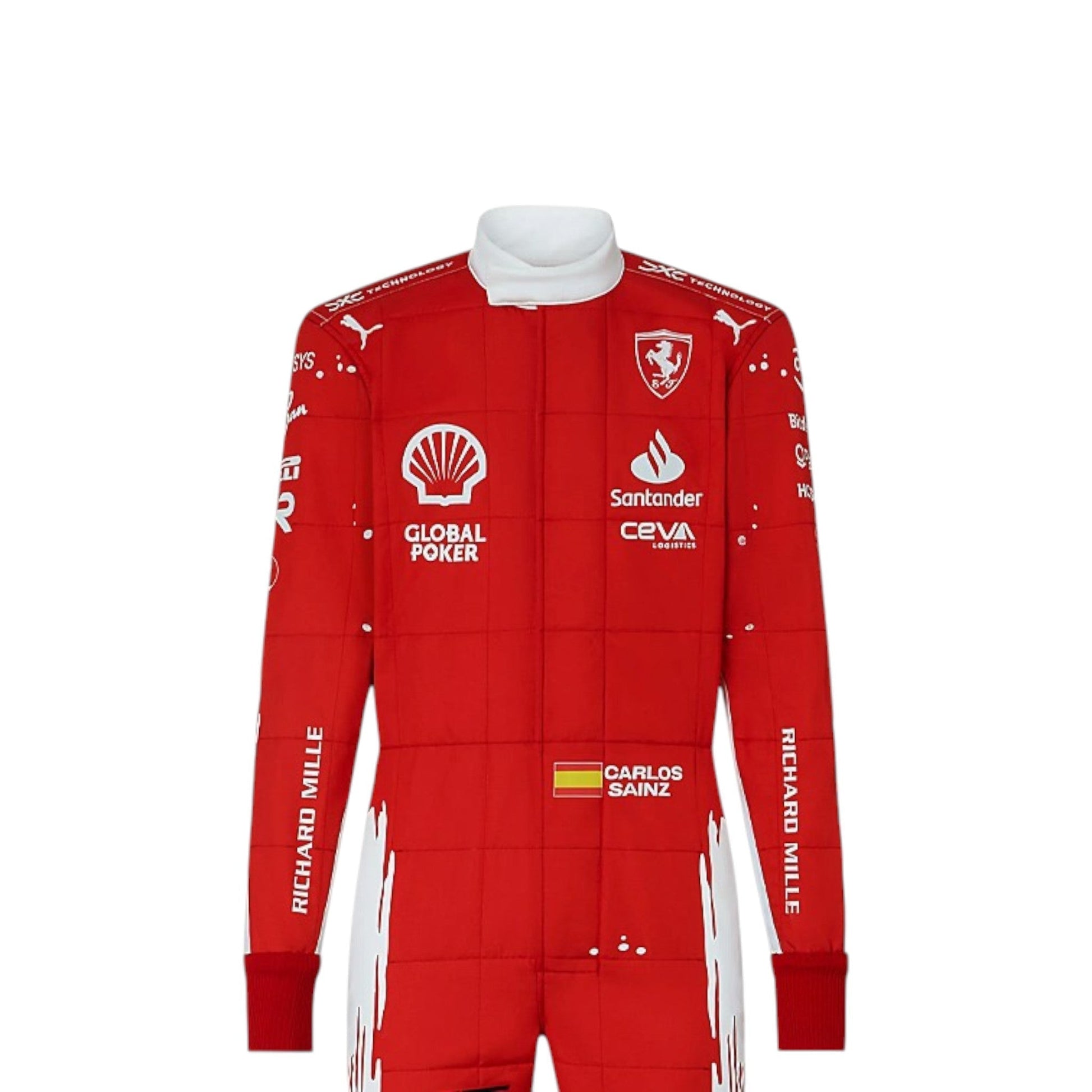 Carlos Sainz 2023 Ferrari (Las Vegas GP Special Edition) F1 Race Suit - Averon Racewears image 1