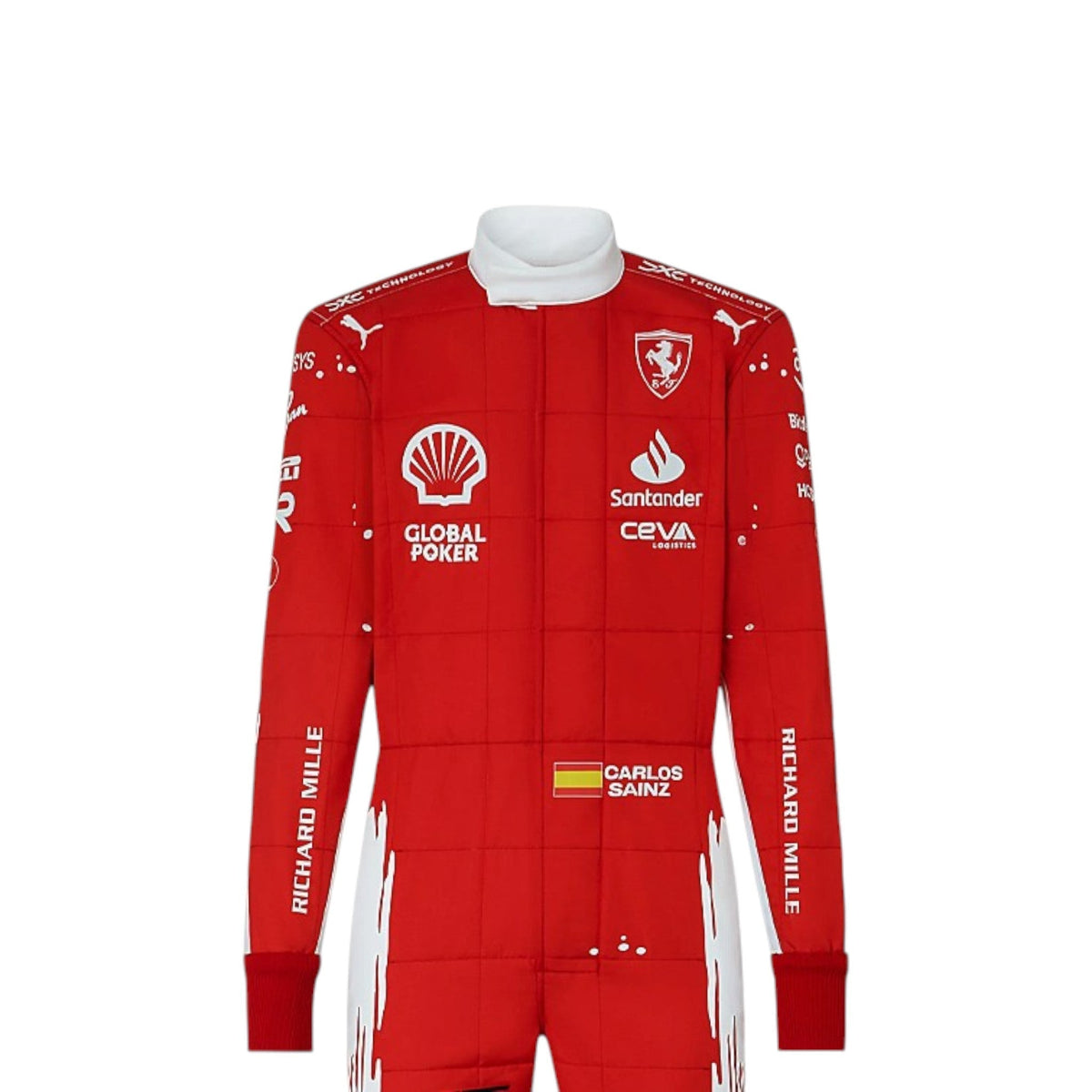 Carlos Sainz 2023 Ferrari (Las Vegas GP Special Edition) F1 Race Suit - Averon Racewears image 1