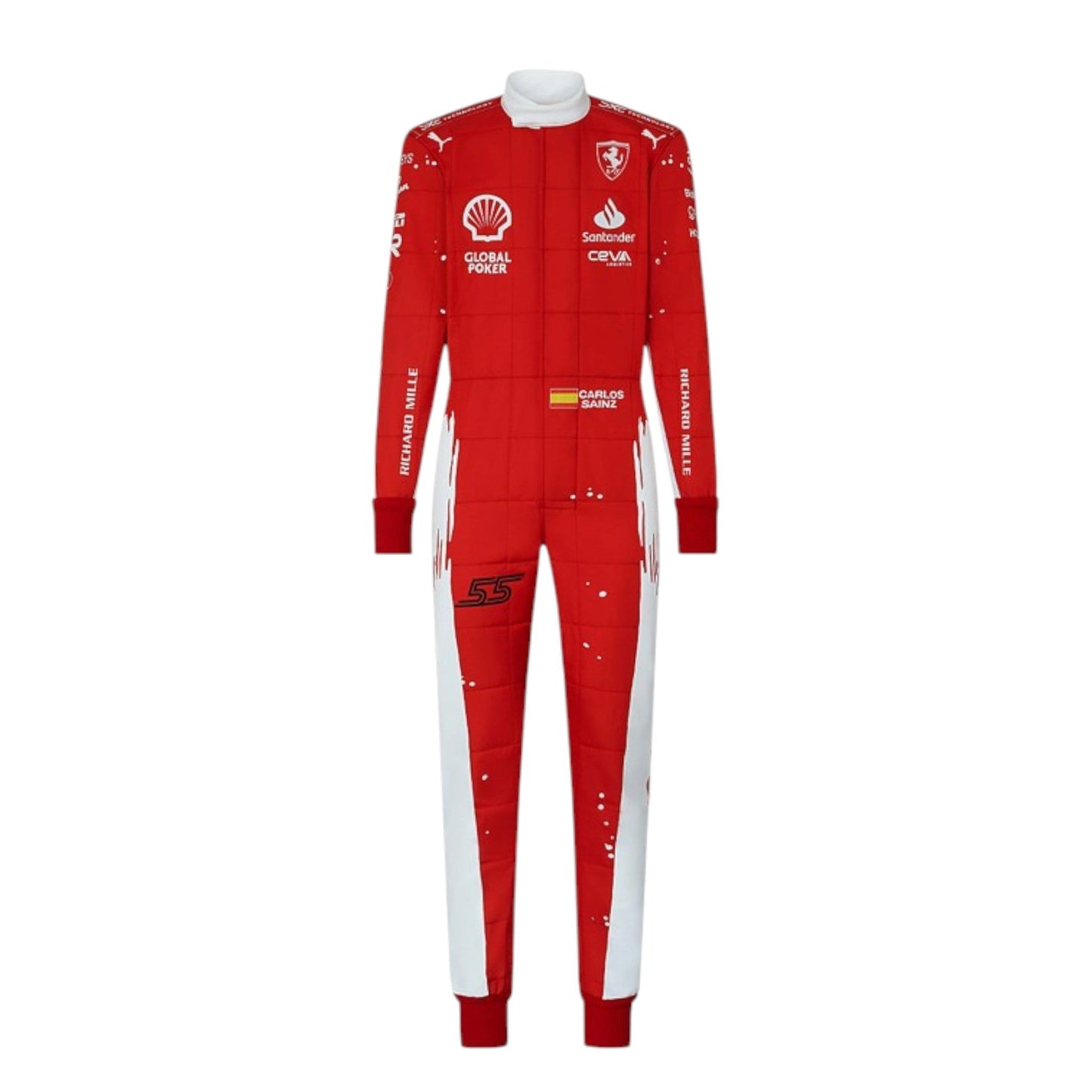 Carlos Sainz 2023 Ferrari (Las Vegas GP Special Edition) F1 Race Suit - Averon Racewears image 2