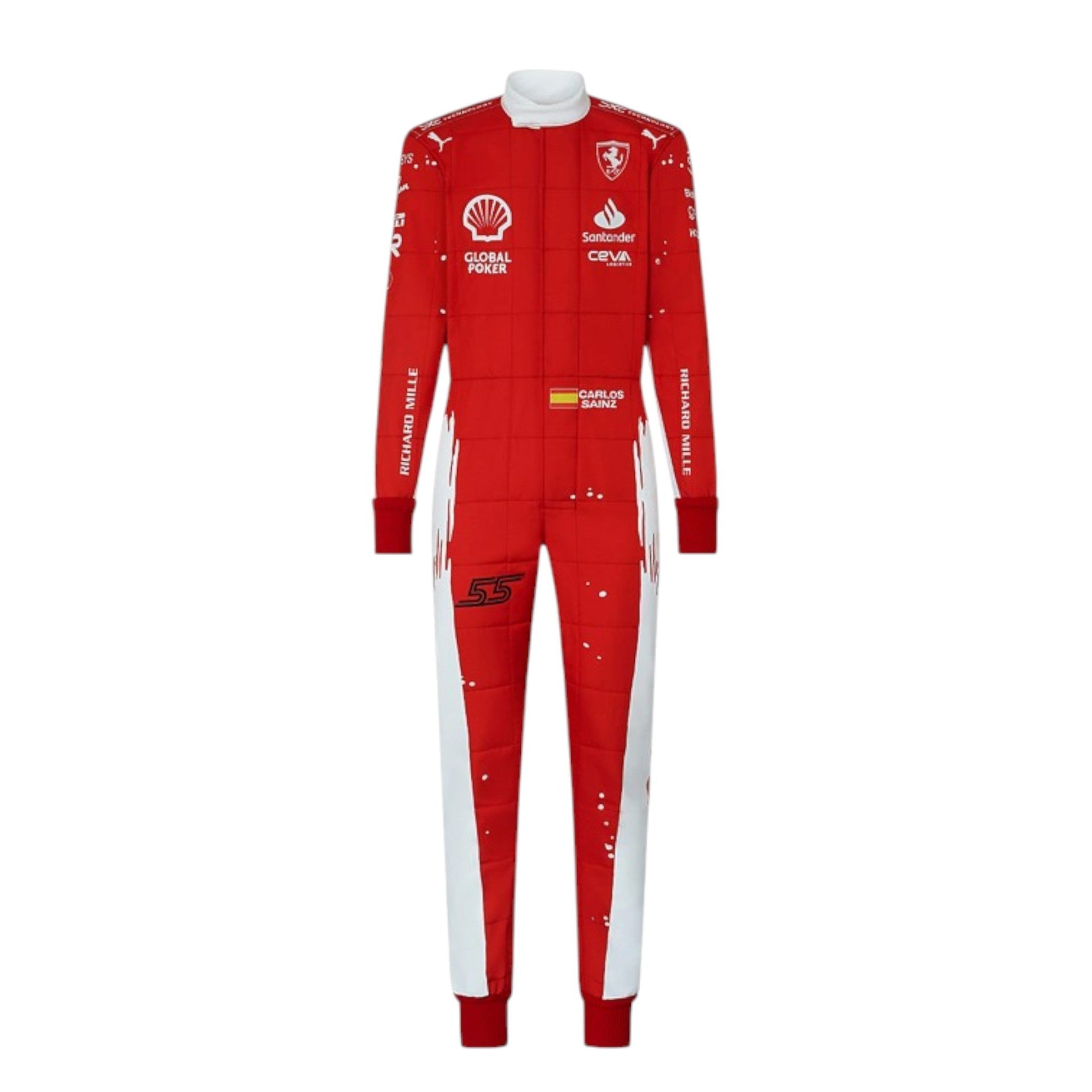 Carlos Sainz 2023 Ferrari (Las Vegas GP Special Edition) F1 Race Suit - Averon Racewears image 2