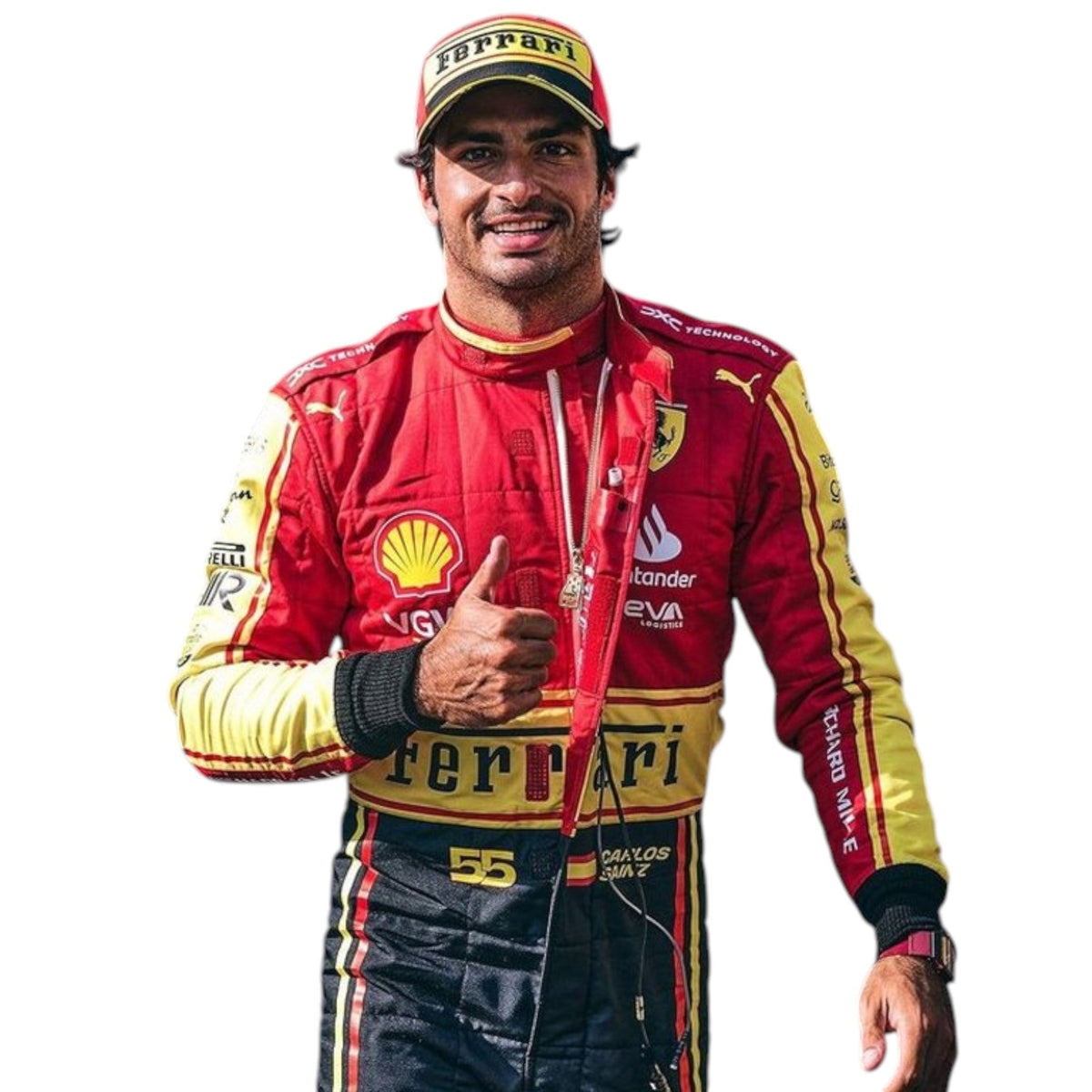 Carlos Sainz 2023 Ferrari Monza GP F1 Race Suit - Averon Racewears image 1