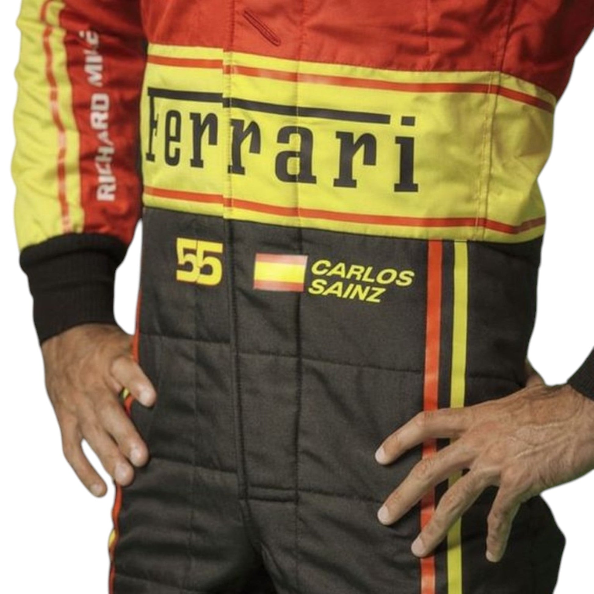 Carlos Sainz 2023 Ferrari Monza GP F1 Race Suit - Averon Racewears image 3
