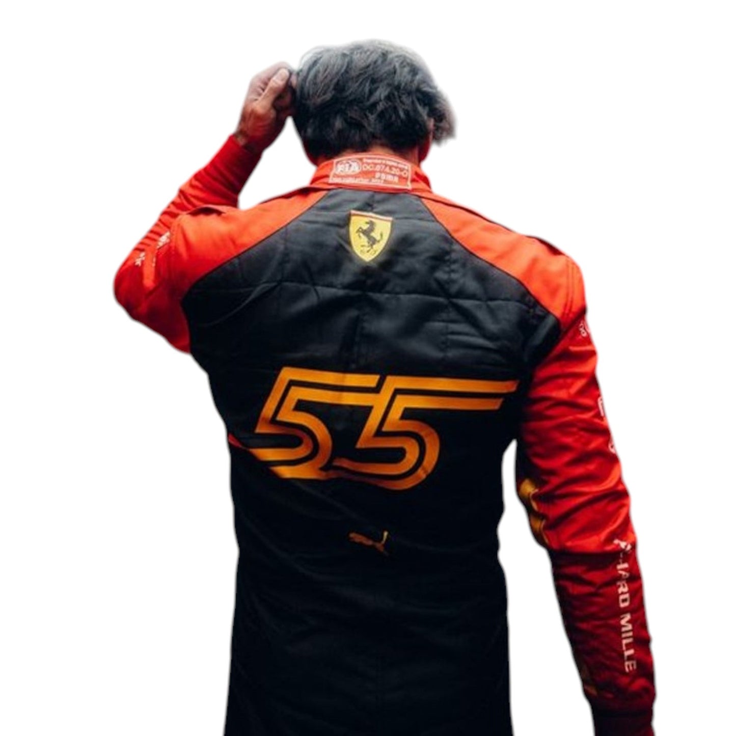 Carlos Sainz 2023 Ferrari Spain GP F1 Race Suit - Averon Racewears image 3
