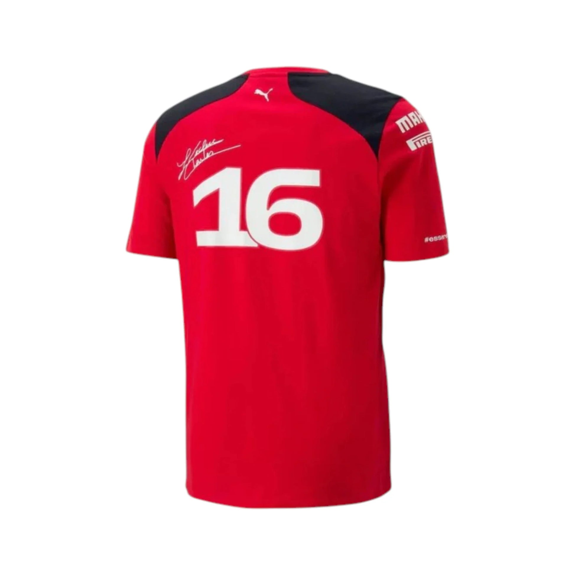 Charles Leclerc 2023 Ferrari F1 Racing Driver T-Shirt - Averon Racewears image 2