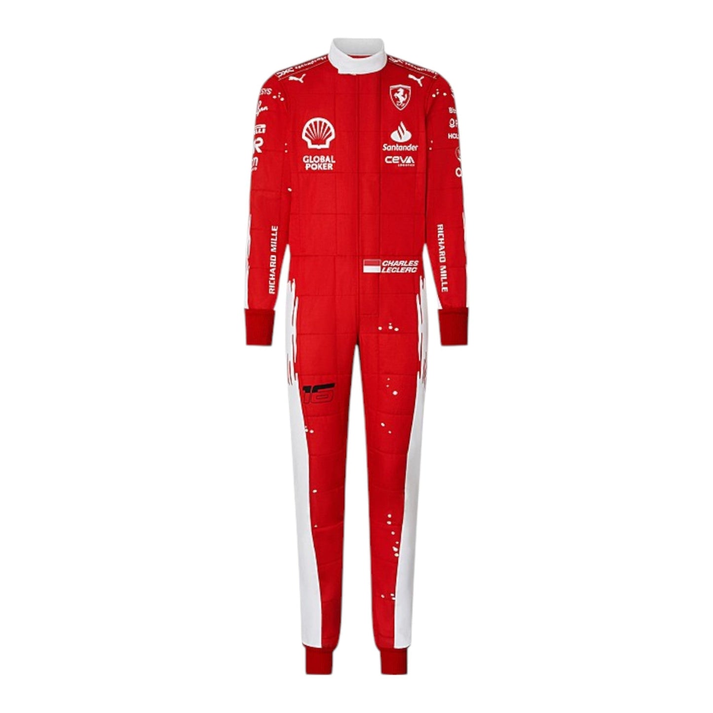Charles Leclerc 2023 Ferrari (Las Vegas GP Special Edition) F1 Race Suit - Averon Racewears image 2