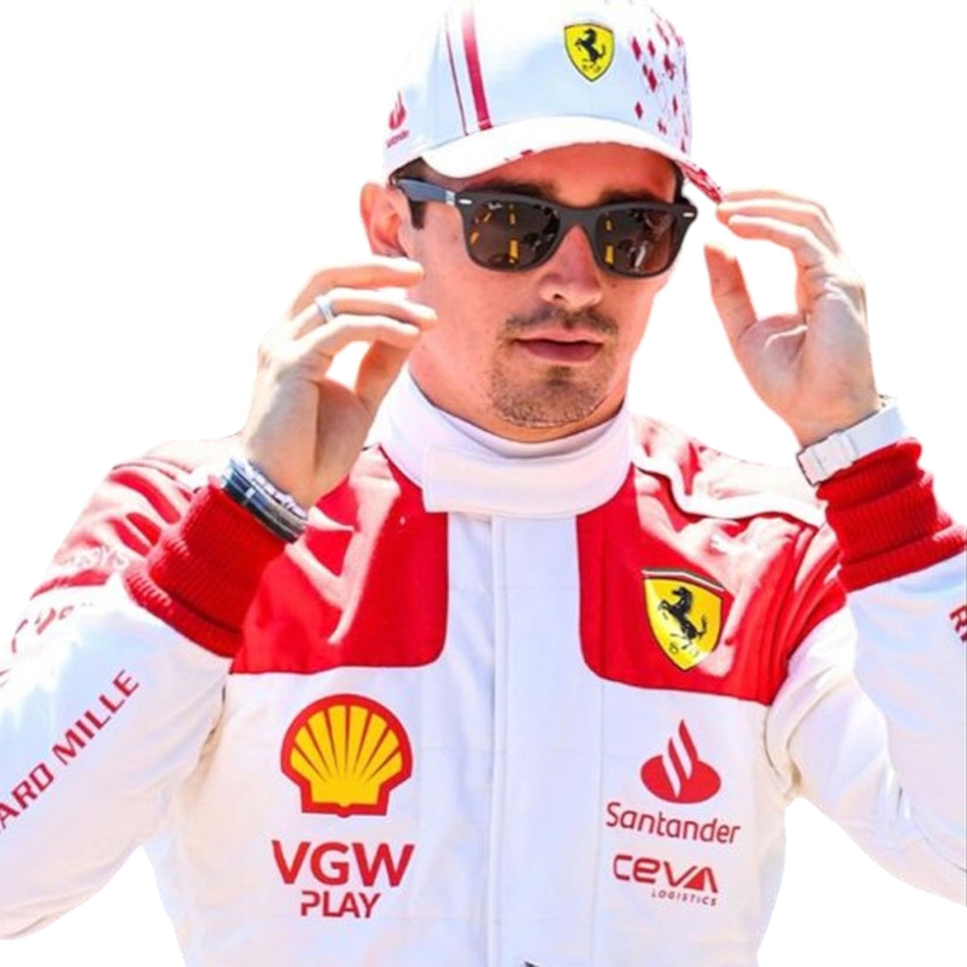 Charles Leclerc 2023 Ferrari Monaco GP F1 Race Suit - Averon Racewears image 2
