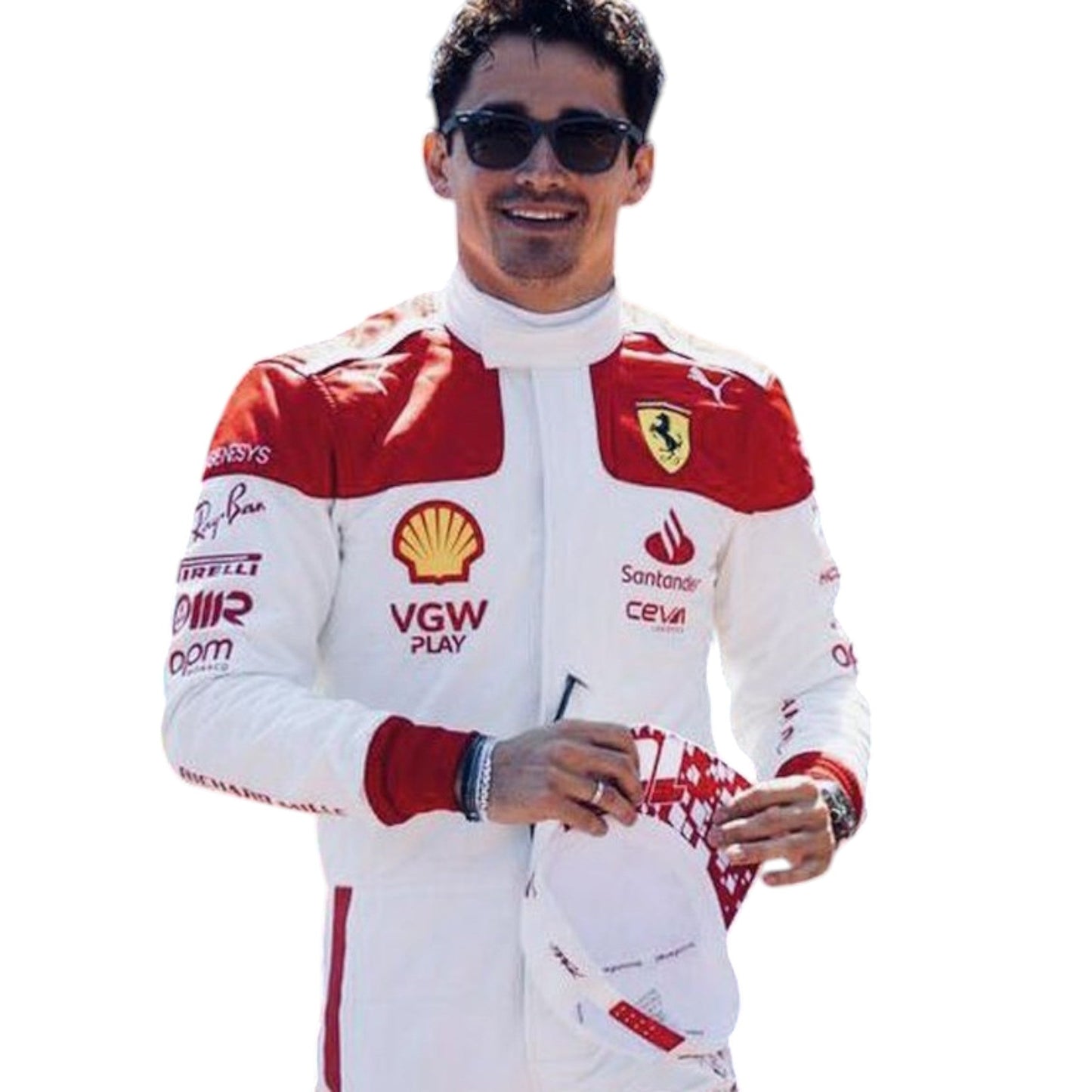 Charles Leclerc 2023 Ferrari Monaco GP F1 Race Suit - Averon Racewears image 3