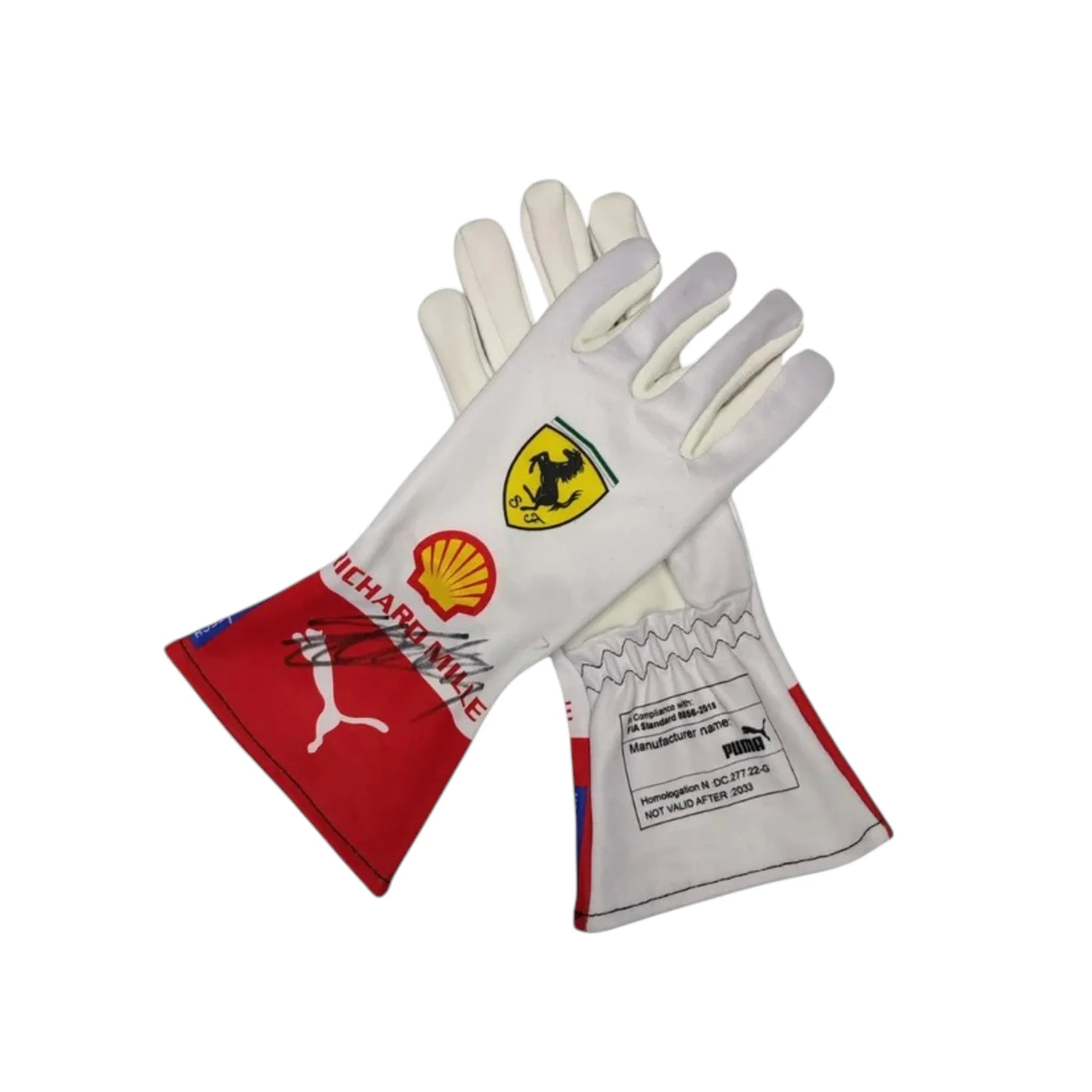 Charles Leclerc 2023 Ferrari Monaco GP F1 Racing Gloves - Averon Racewears image 2