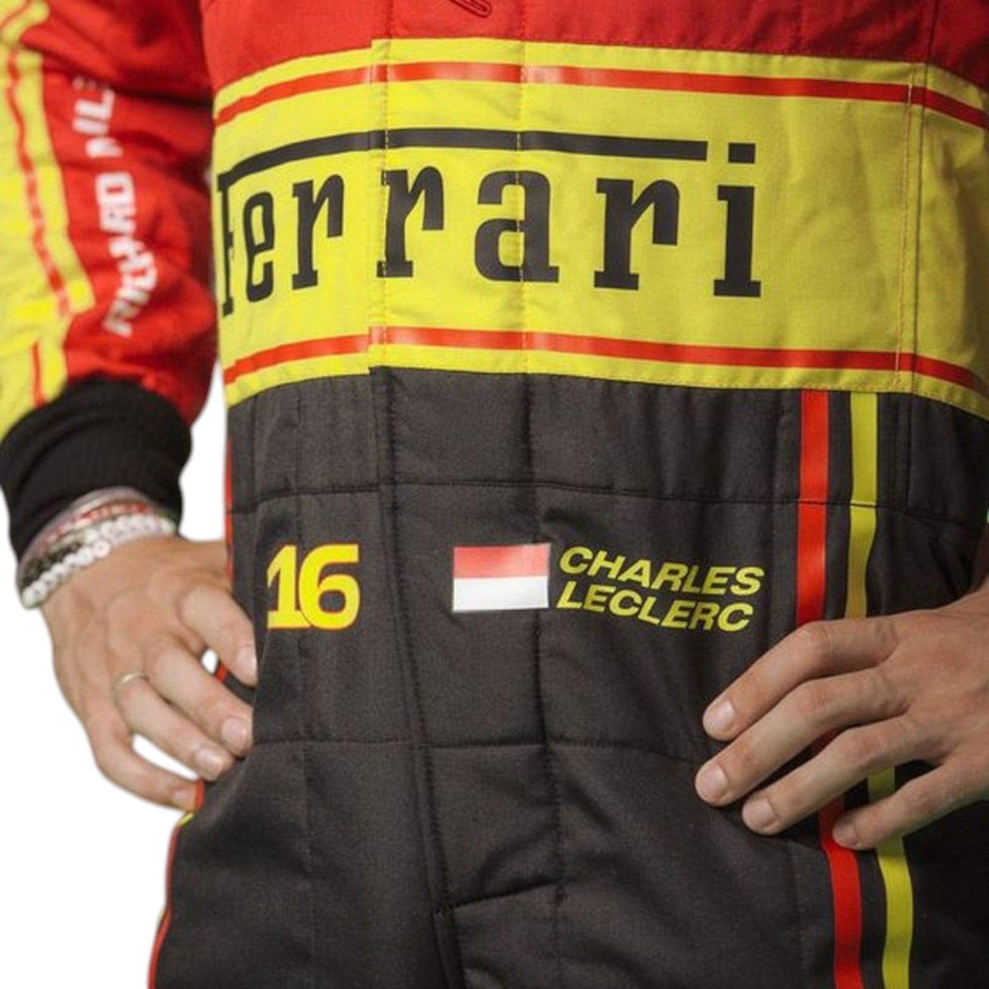 Charles Leclerc 2023 Ferrari Monza GP F1 Race Suit - Averon Racewears image 2