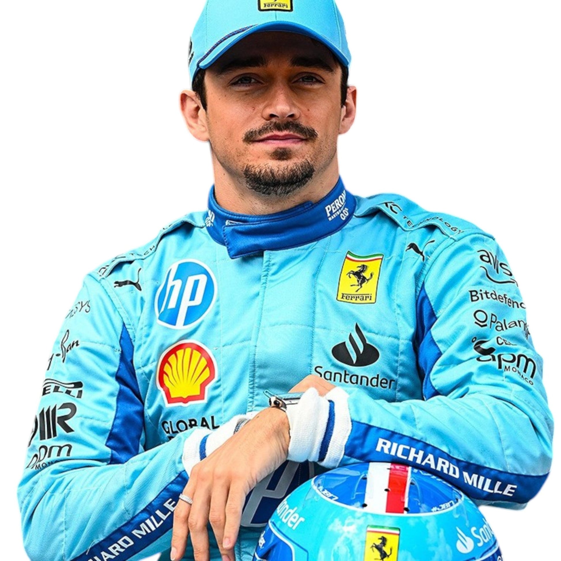 Charles Leclerc 2024 Ferrari Miami GP F1 Race Suit - Averon Racewears image 6