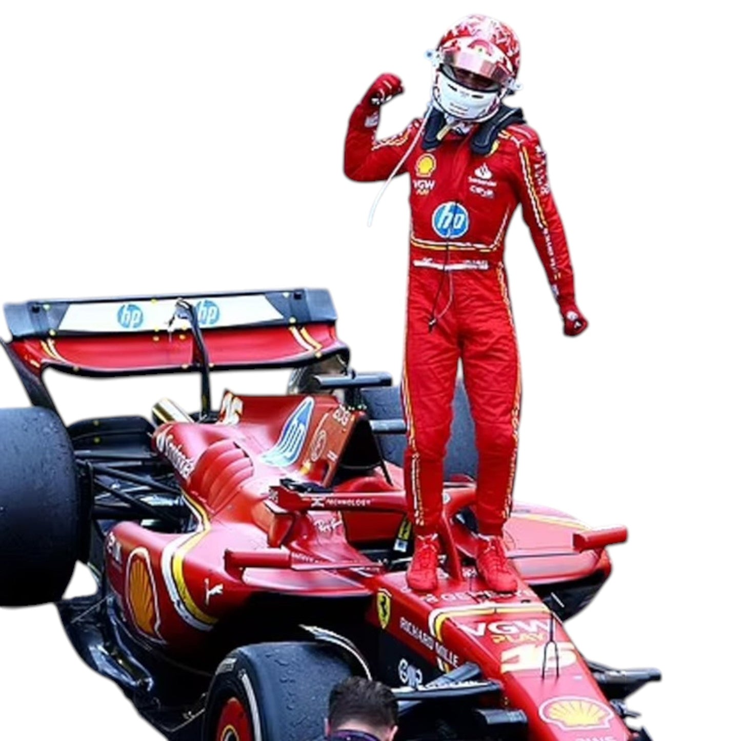 Charles Leclerc 2024 Ferrari Monaco GP F1 Race Suit - Averon Racewears image 1
