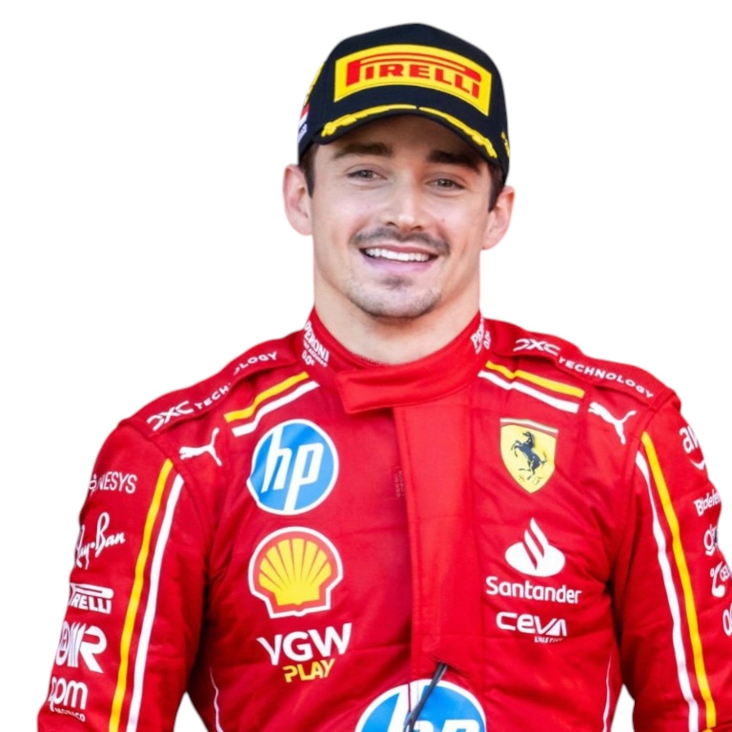 Charles Leclerc 2024 Ferrari Monaco GP F1 Race Suit - Averon Racewears image 4