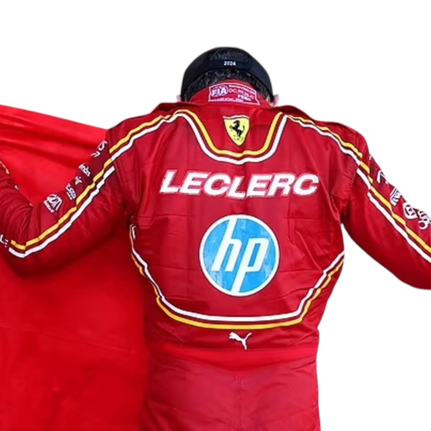 Charles Leclerc 2024 Ferrari Monaco GP F1 Race Suit - Averon Racewears image 7