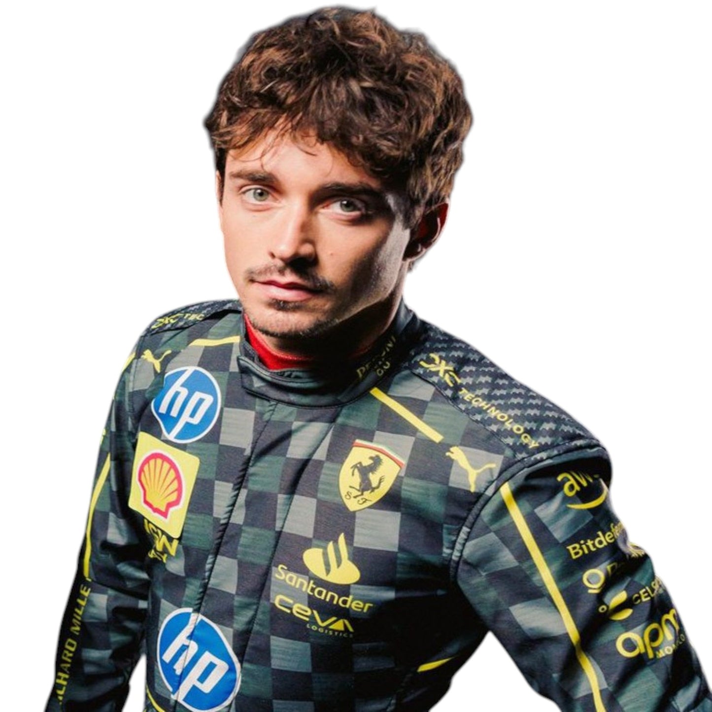 Charles Leclerc 2024 Ferrari Monza GP F1 Race Suit - Averon Racewears image 2
