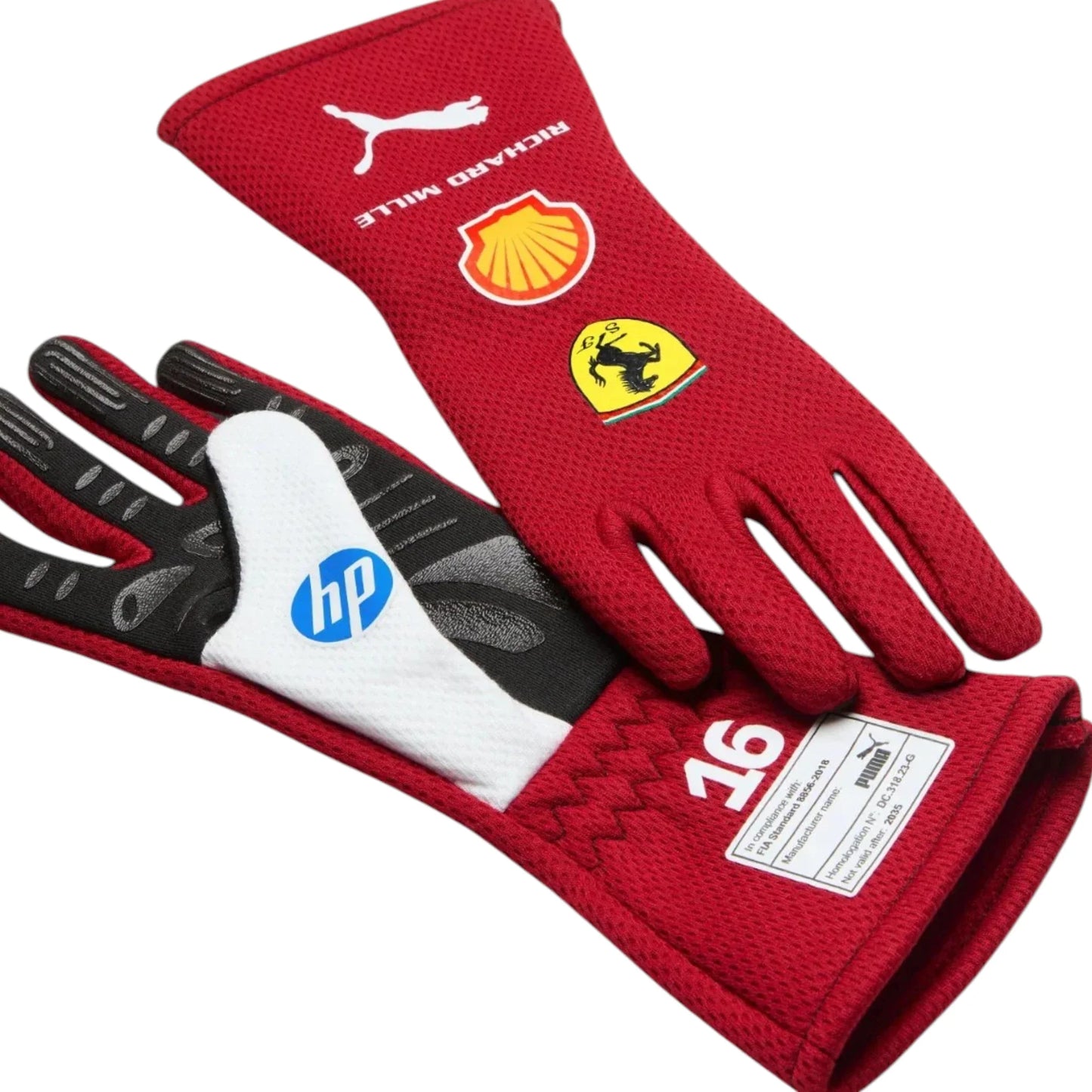 Charles Leclerc 2025 Ferrari F1 Racing Gloves - Averon Racewears image 3