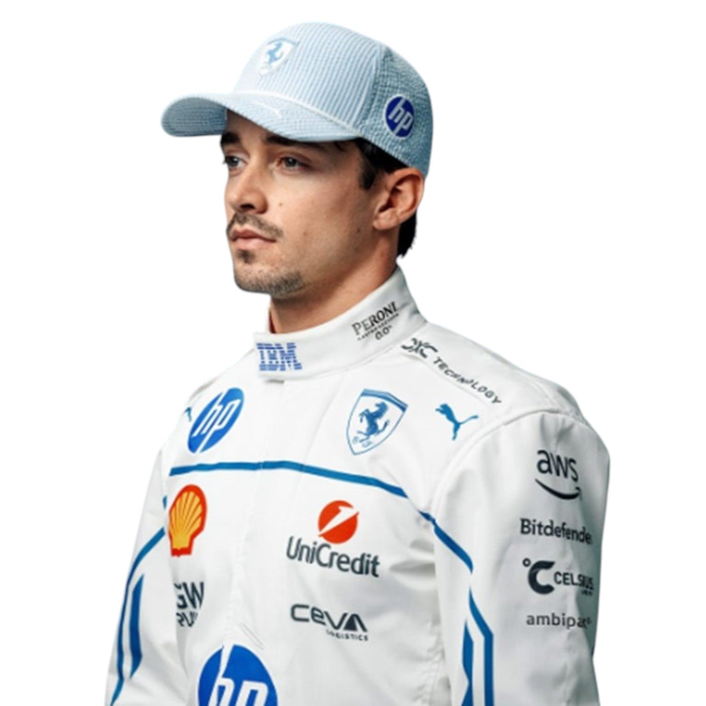 Charles Leclerc 2025 Ferrari Monaco GP F1 Race Suit - Averon Racewears image 1
