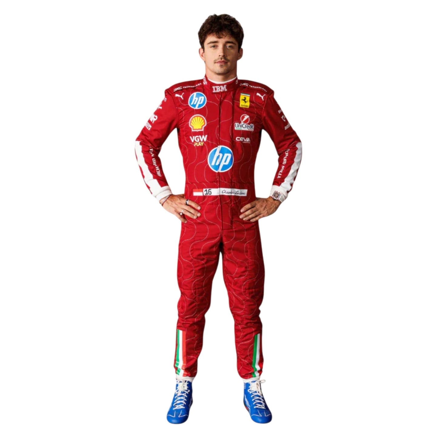 Charles Leclerc 2025 Ferrari Monza GP F1 Race Suit - Averon Racewears image 1