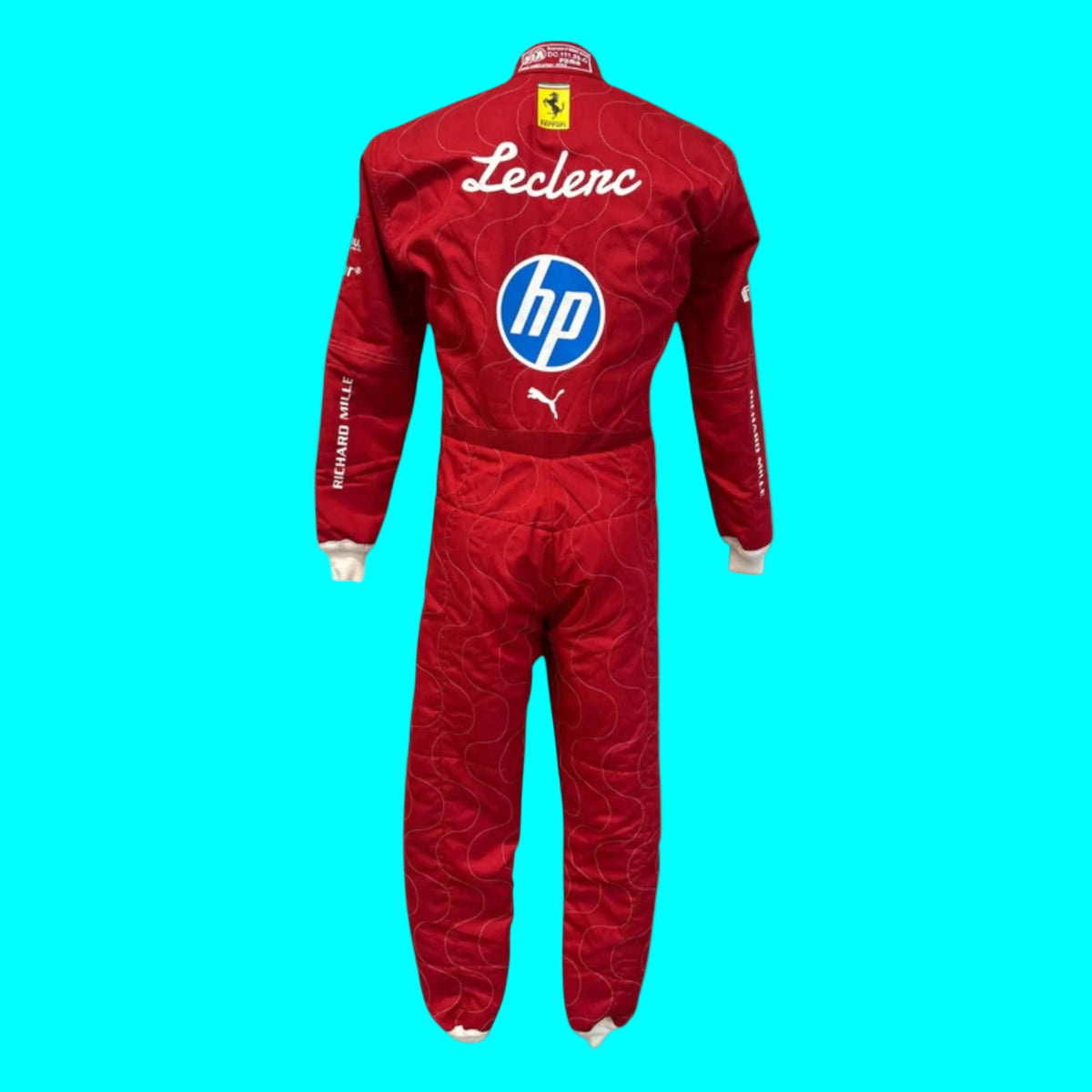 Charles Leclerc 2025 Ferrari Monza GP F1 Race Suit - Averon Racewears image 4