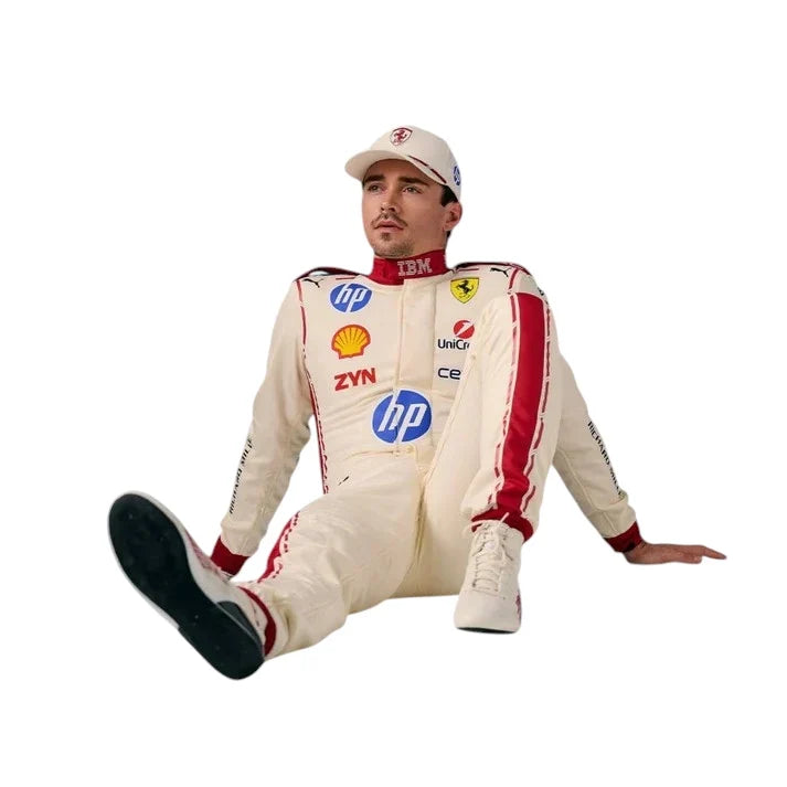 Charles Leclerc 2026 Ferrari Monaco GP F1 Race Suit - Averon Racewears image 7