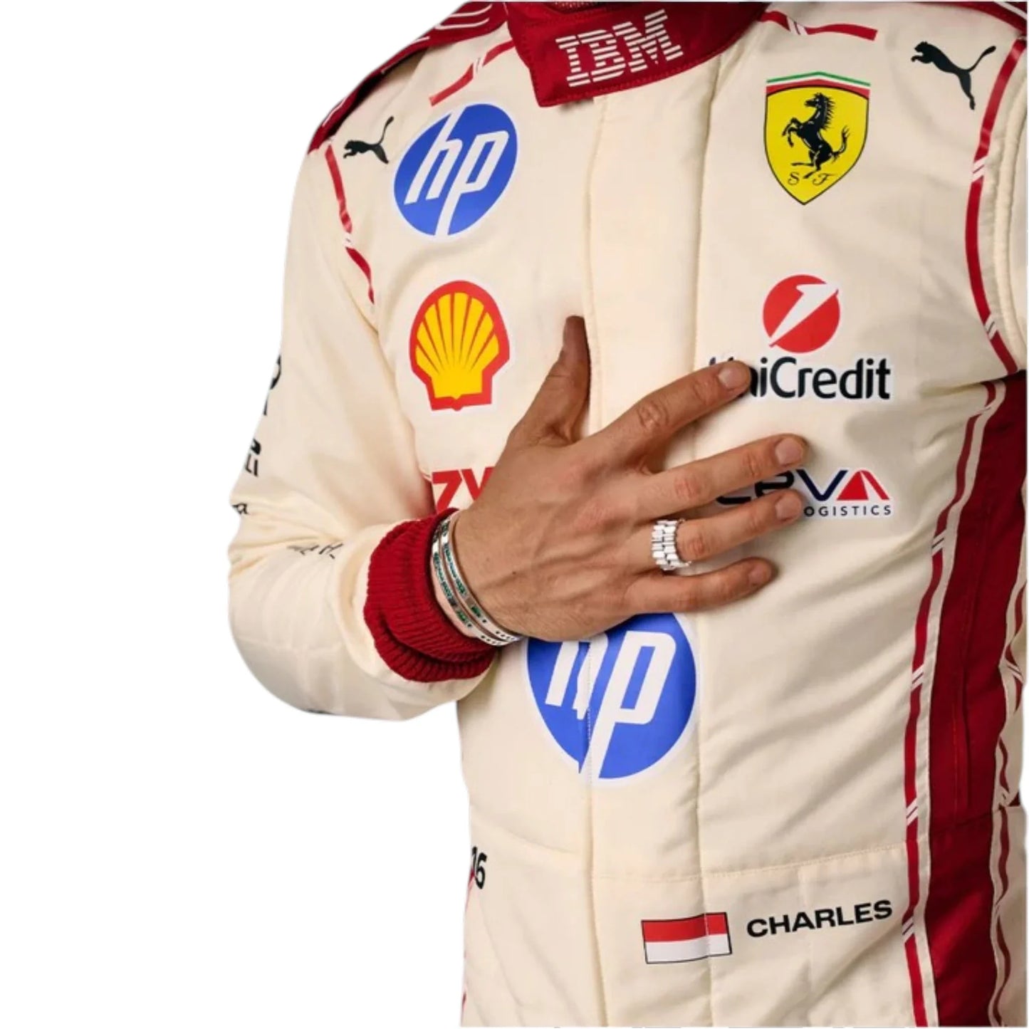 Charles Leclerc 2026 Ferrari Monaco GP F1 Race Suit - Averon Racewears image 9
