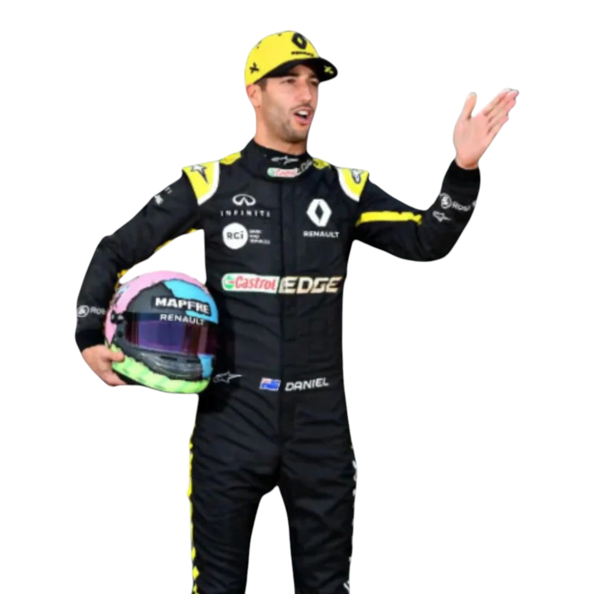 Daniel Ricciardo 2019 Renault F1 Race Suit - Averon Racewears image 2