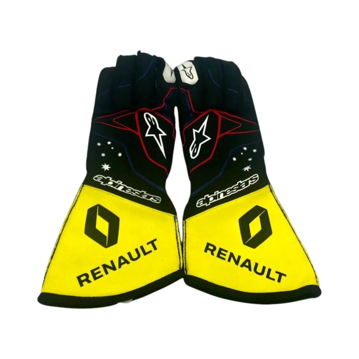 Daniel Ricciardo 2020 Renault F1 Racing Gloves - Averon Racewears image 1