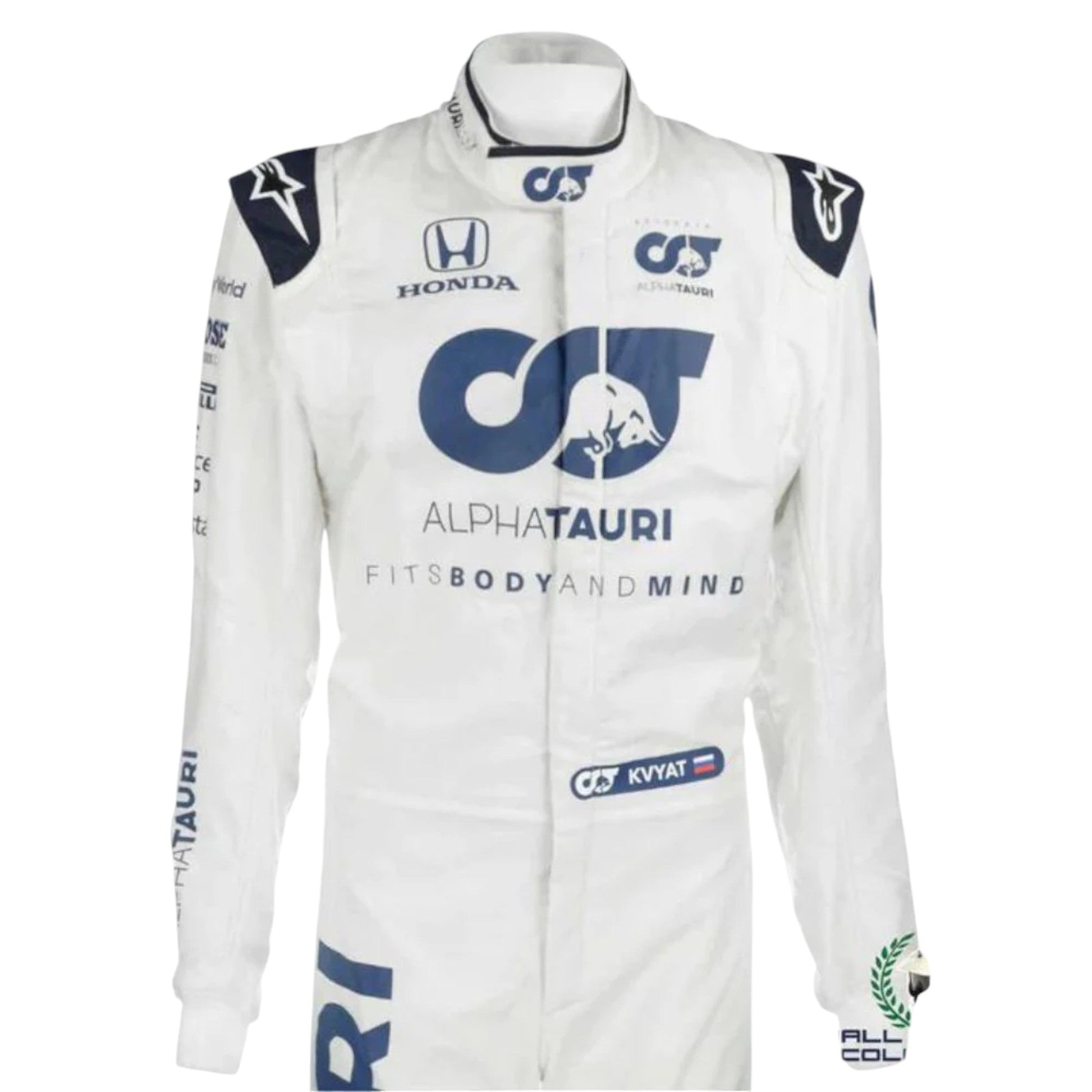Daniil Kvyat 2020 Alphatauri F1 Race Suit - Averon Racewears image 1