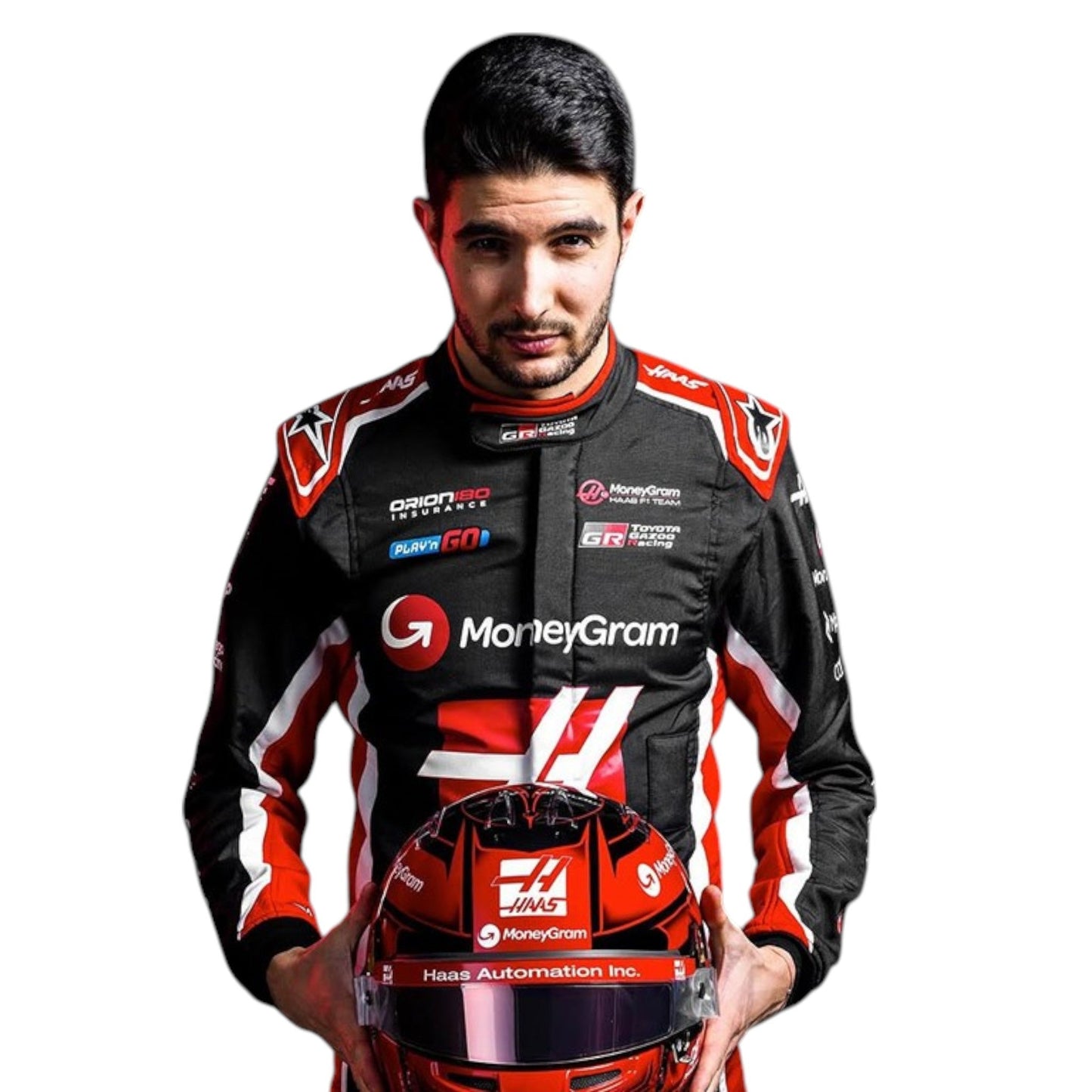 Esteban Ocon 2025 Haas F1 Race Suit - Averon Racewears image 1
