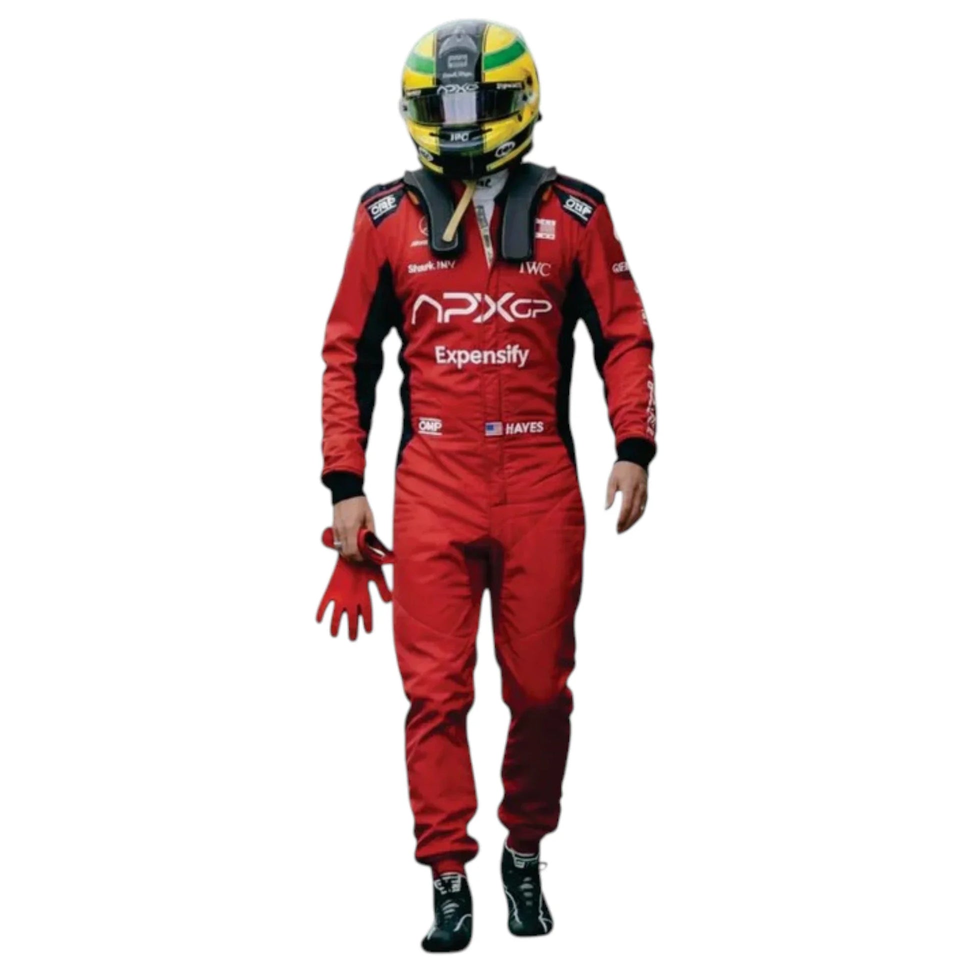 F1 Movie Sonny Hayes (Brad Pitt) 2025 F1 Race Suit (Red) - Averon Racewears image 1