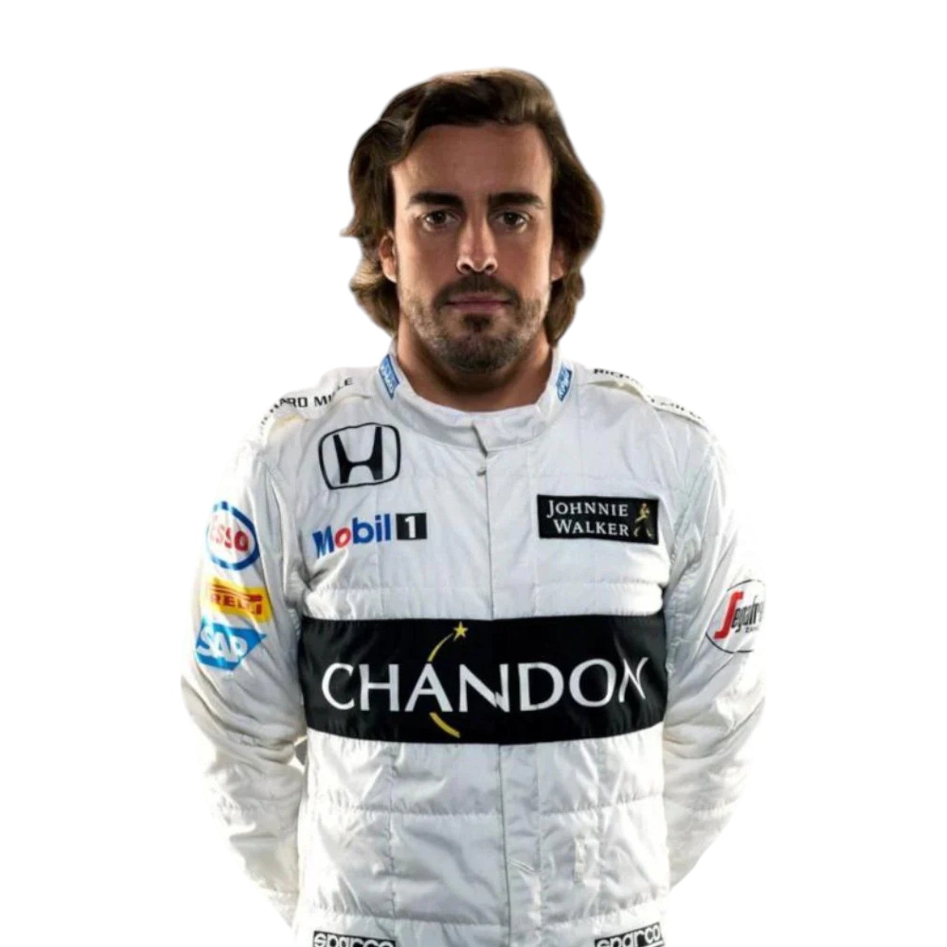 Fernando Alonso 2016 Mclaren F1 Race Suit - Averon Racewears image 2