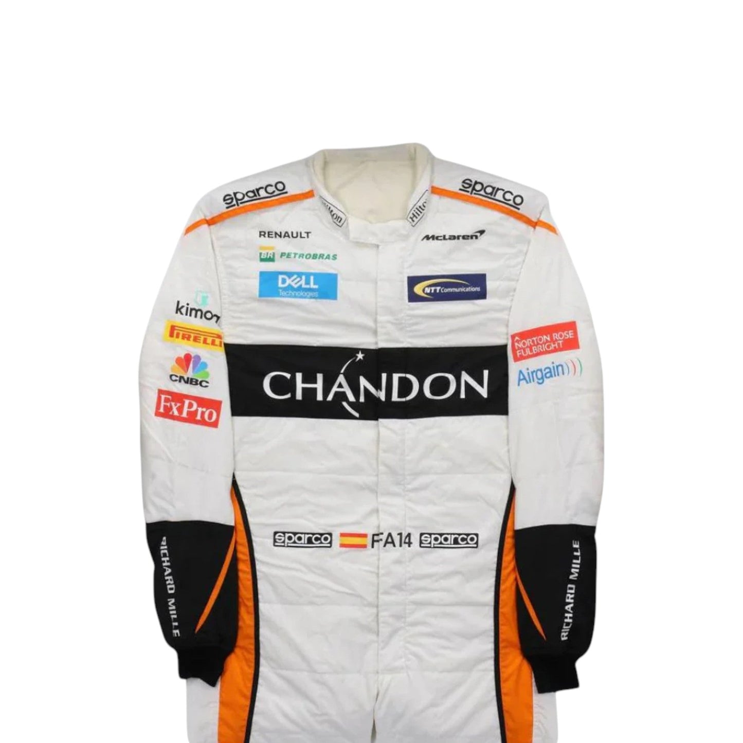 Fernando Alonso 2018 Mclaren F1 Race Suit - Averon Racewears image 1