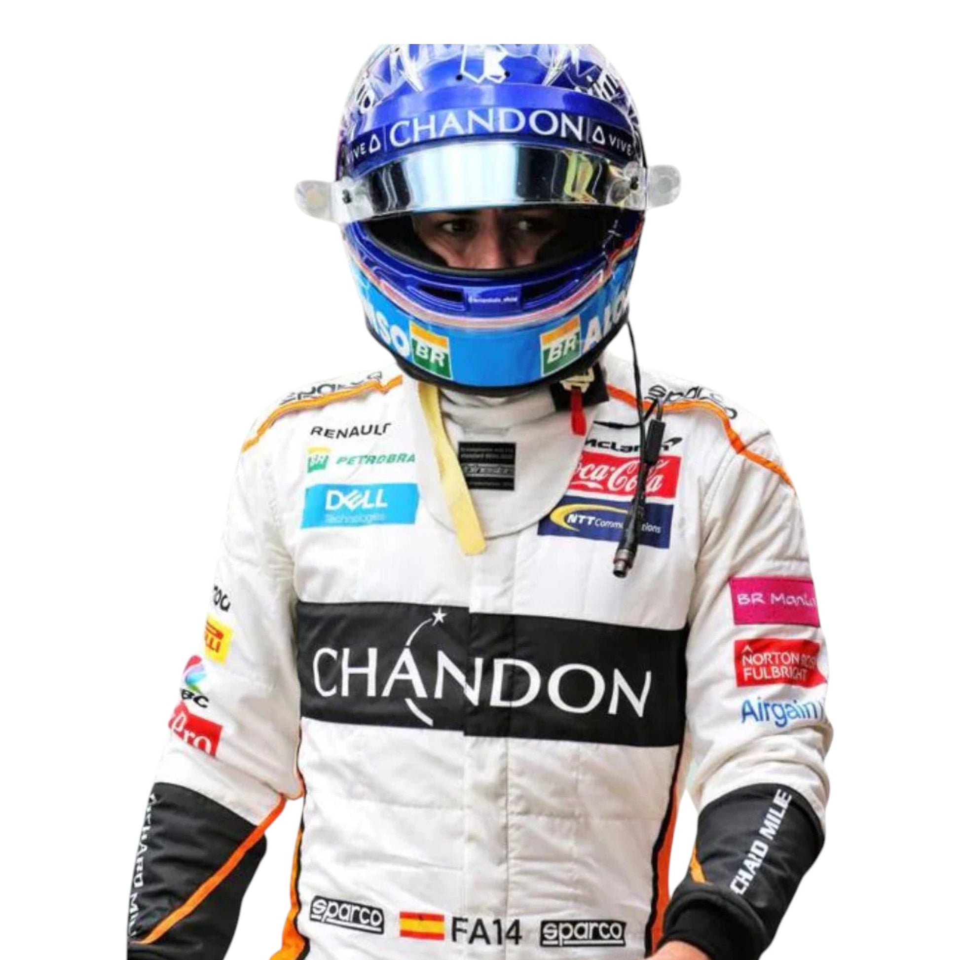 Fernando Alonso 2018 Mclaren F1 Race Suit - Averon Racewears image 2