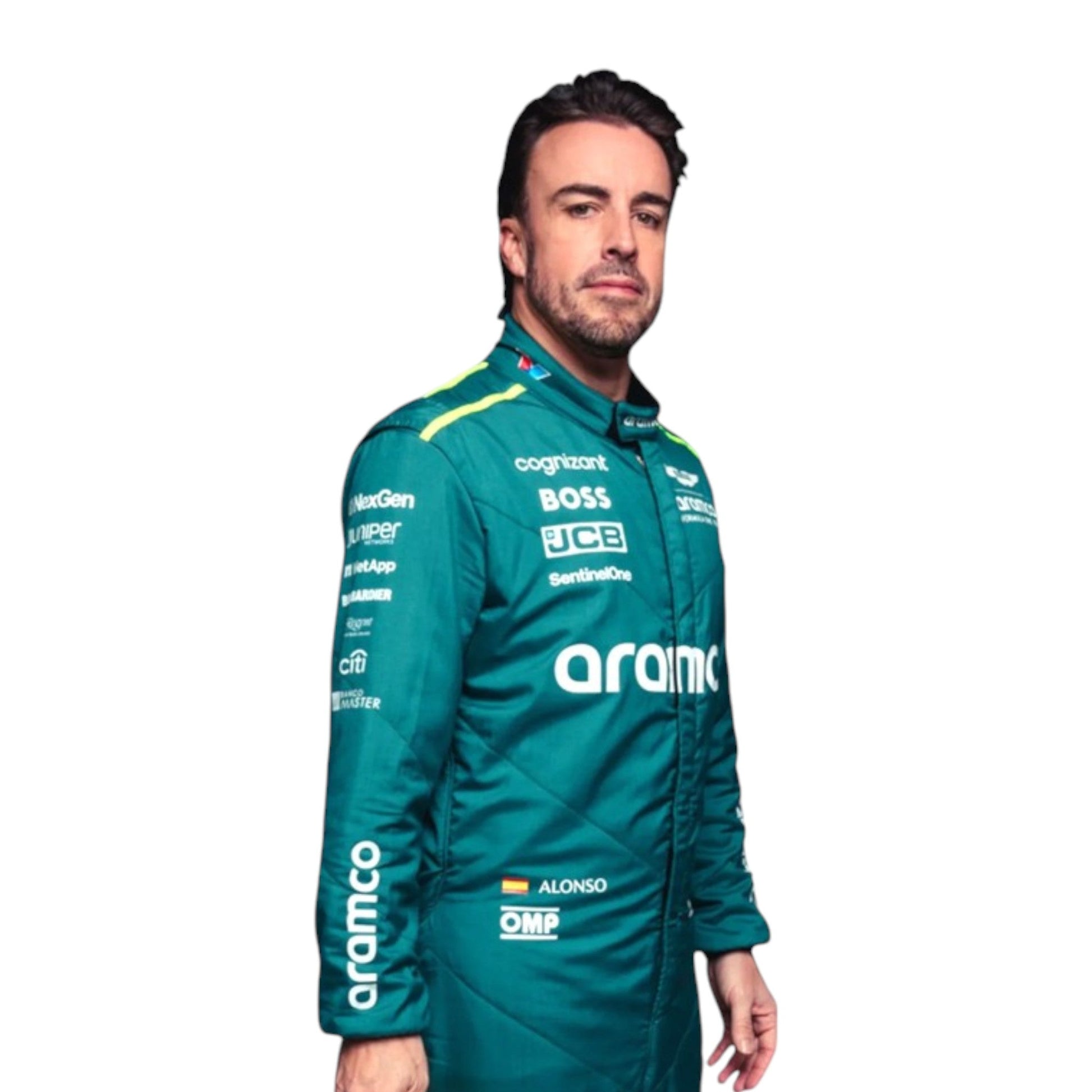 Fernando Alonso 2024 Aston Martin F1 Race Suit - Averon Racewears image 1