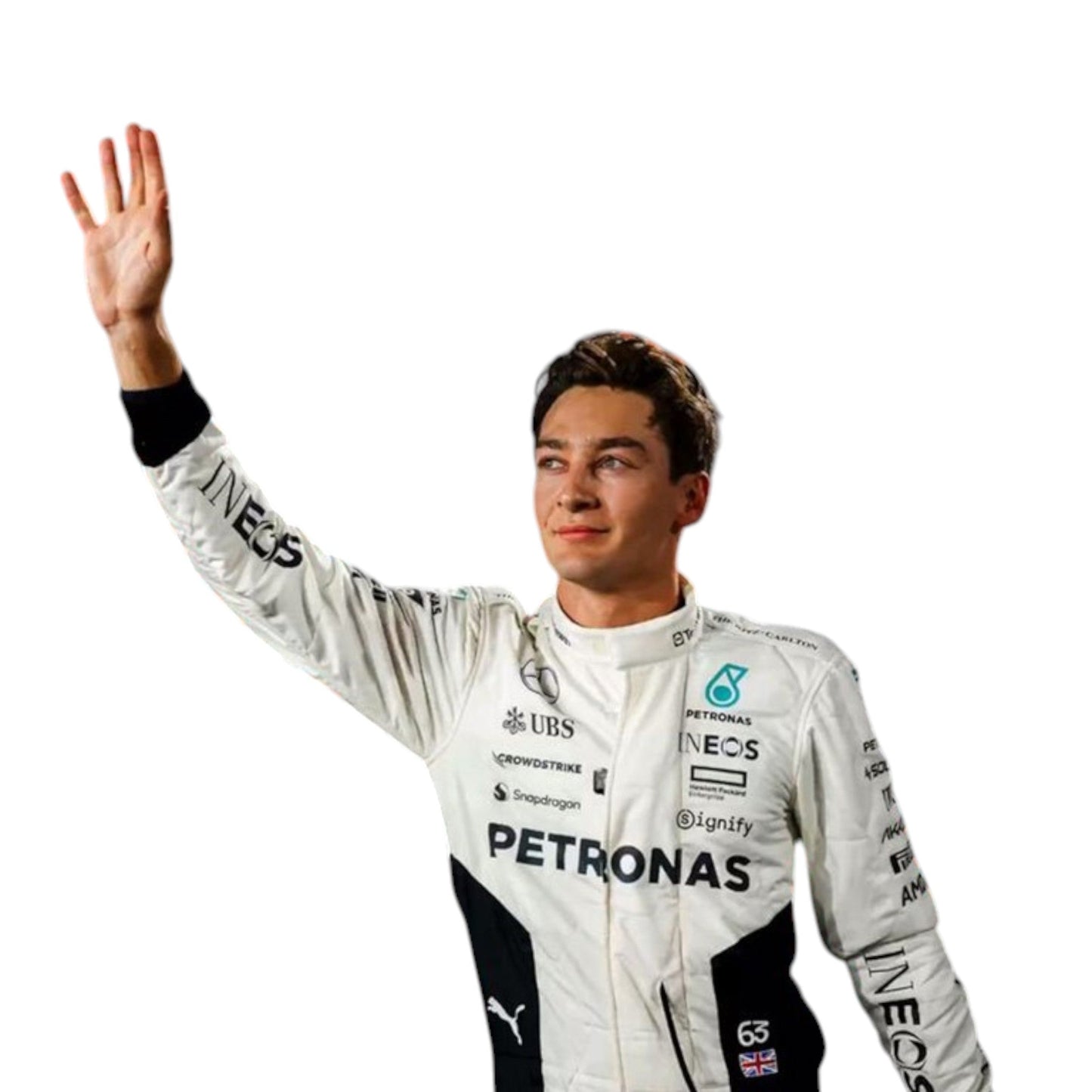 George Russel 2024 Mercedes-AMG Petronas Qatar GP F1 Race Suit - Averon Racewears image 4