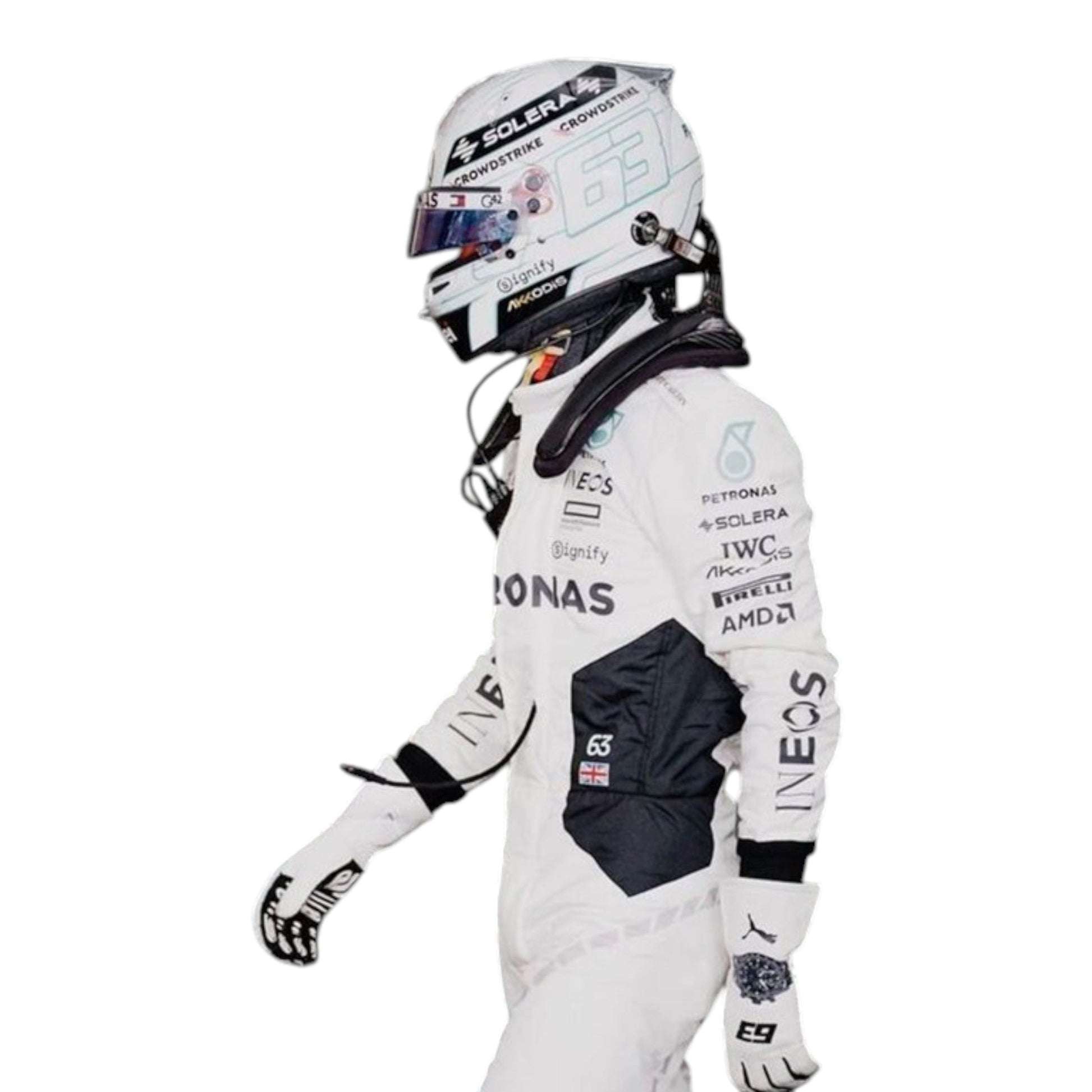 George Russel 2024 Mercedes-AMG Petronas Qatar GP F1 Race Suit - Averon Racewears image 6