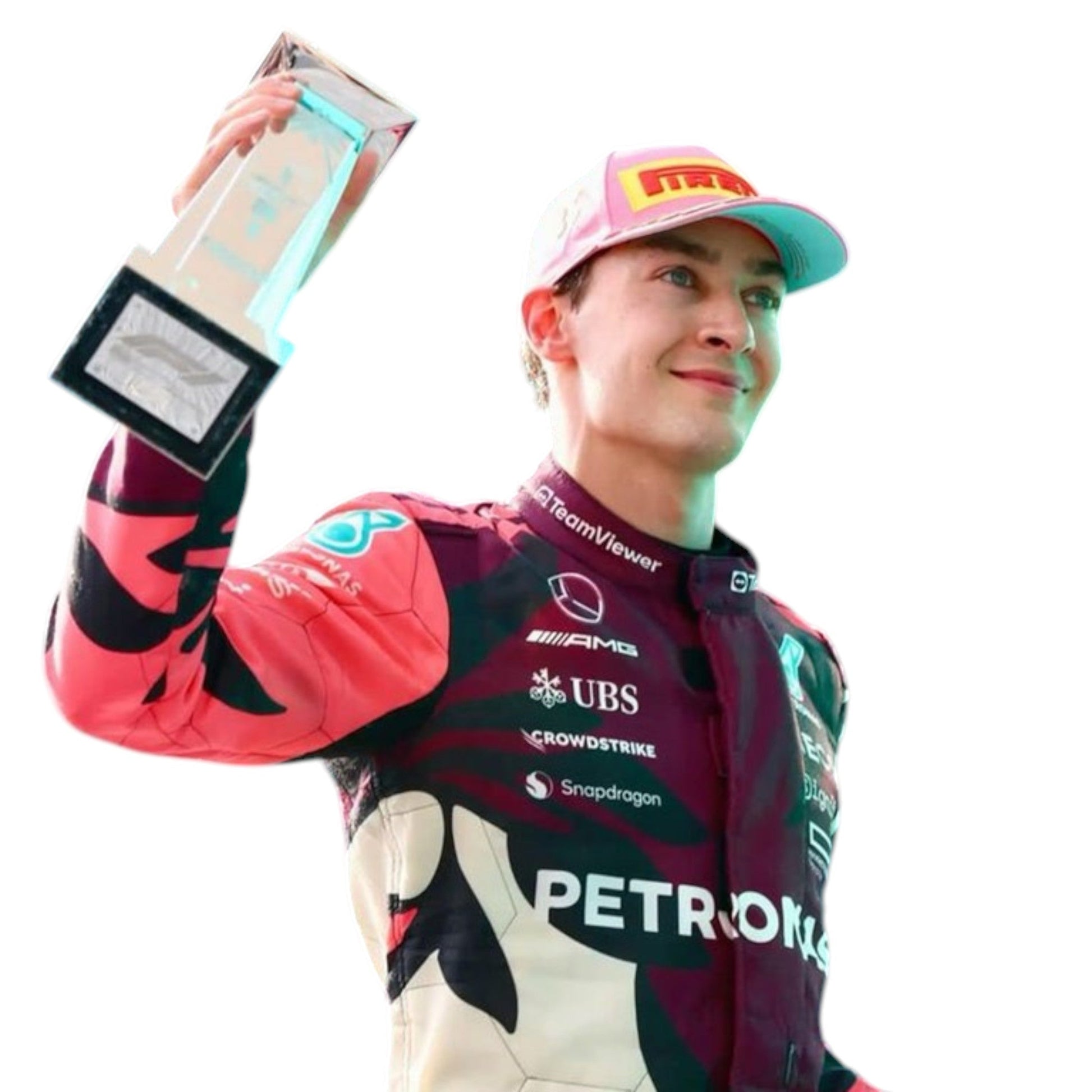 George Russel 2025 Mercedes AMG Petronas Miami GP F1 Race Suit - Averon Racewears image 2