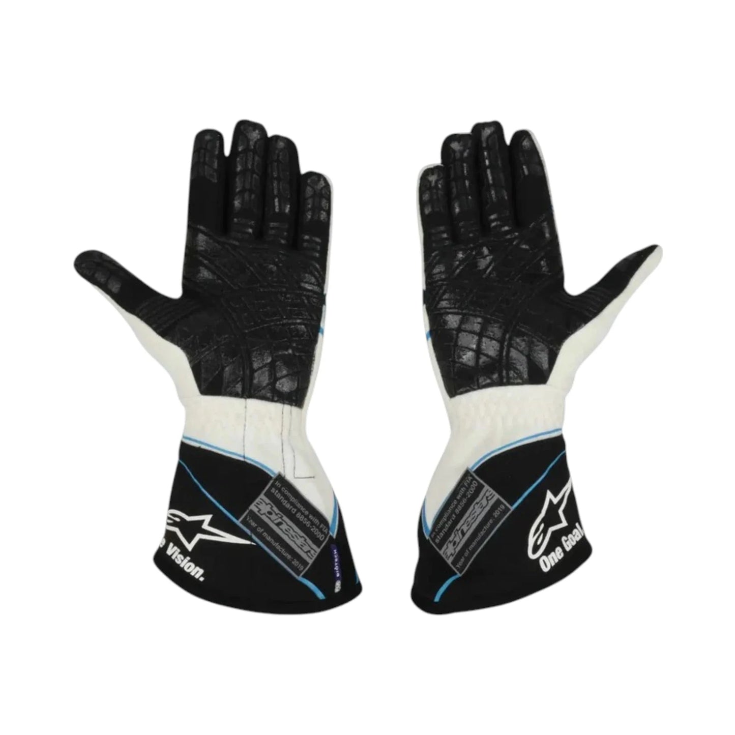 George Russell 2019 Willams F1 Racing Gloves - Averon Racewears image 2
