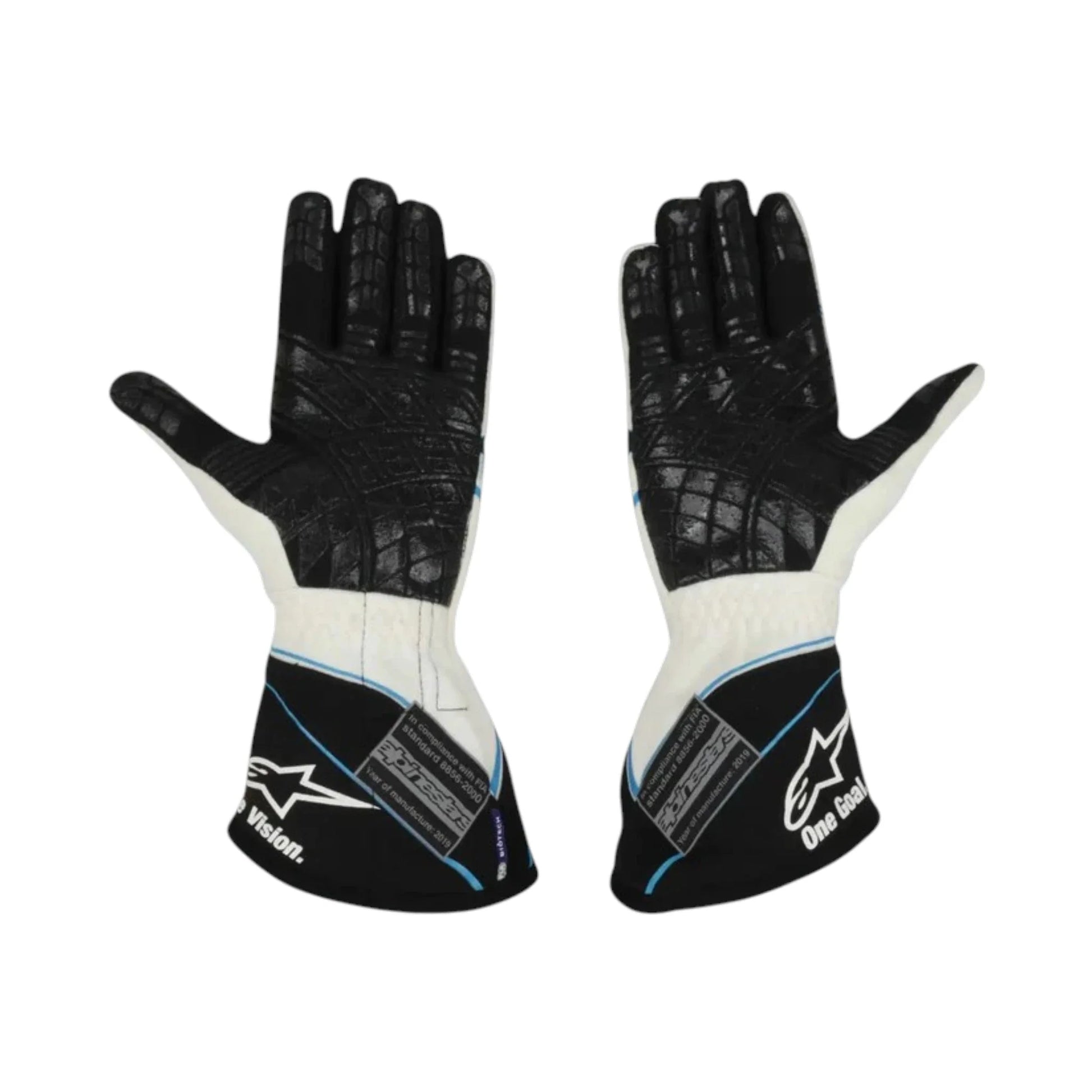 George Russell 2019 Willams F1 Racing Gloves - Averon Racewears image 2