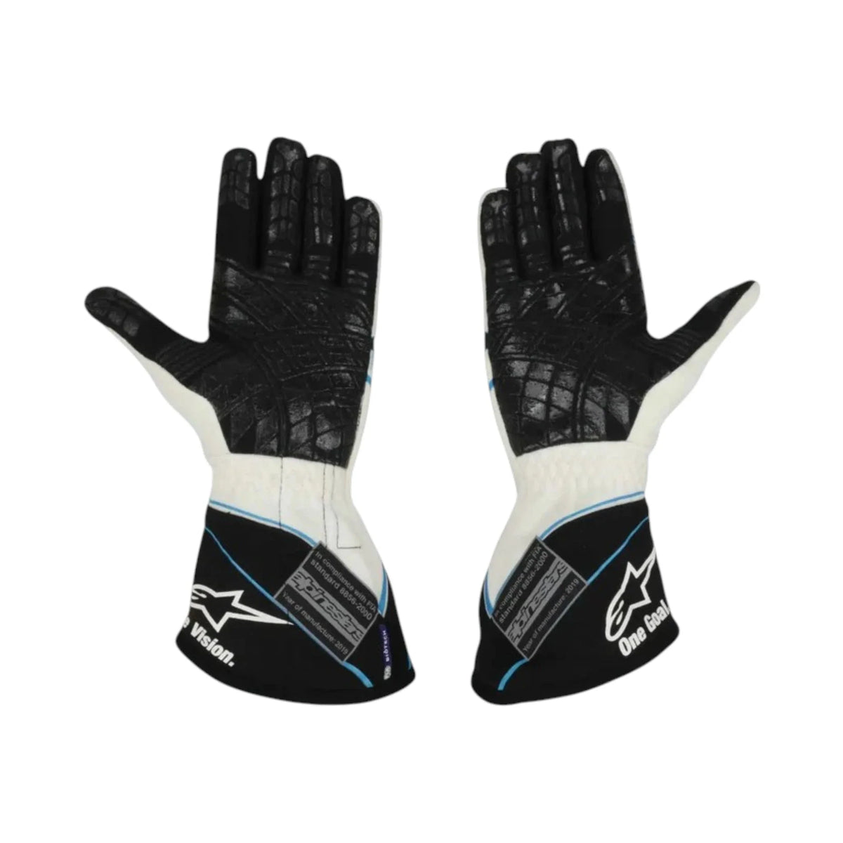 George Russell 2019 Willams F1 Racing Gloves - Averon Racewears image 2