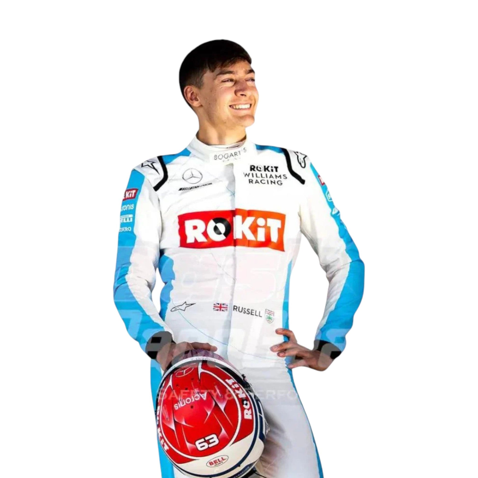 George Russell 2020 Williams F1 Race Suit - Averon Racewears image 2